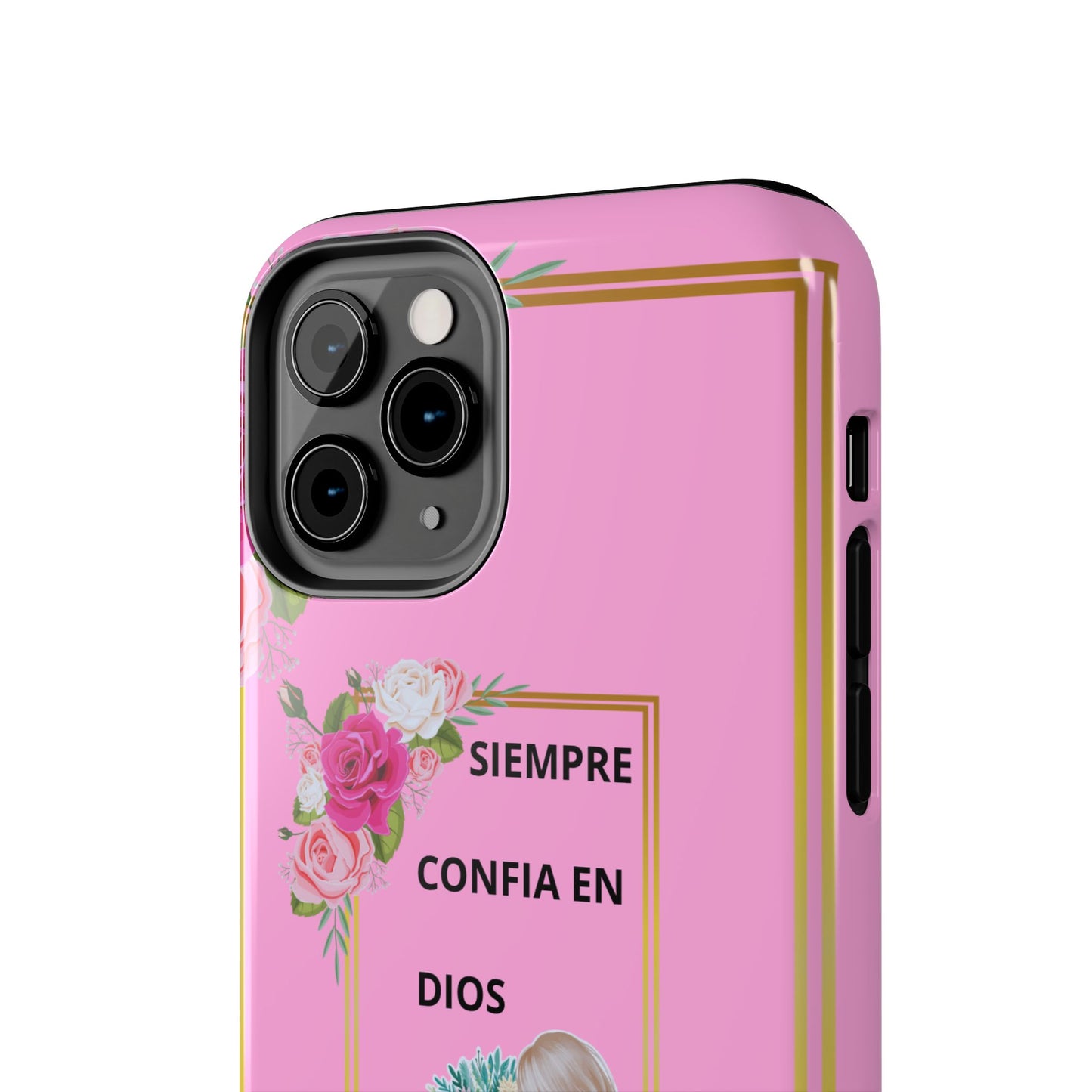 Pretty Pink 'Confia en Dios' Phone case