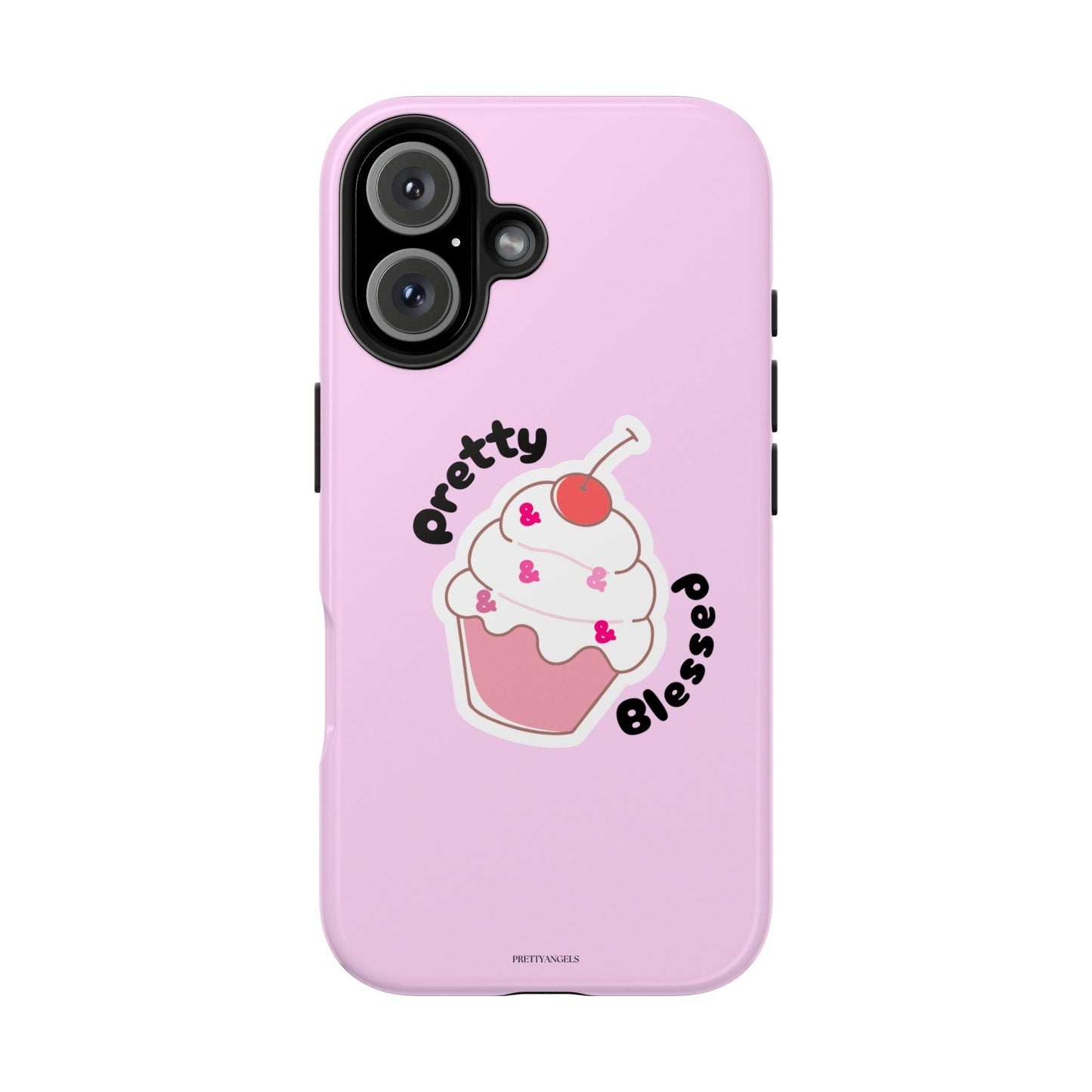 Pretty Blessed Cupcake Sprinkles Protective Phone Case