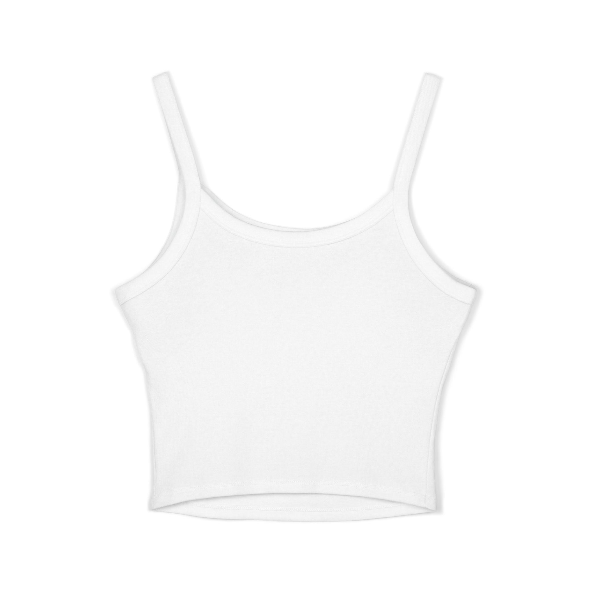 “Angel Since Birth” Tank Top - White & Pink Crop Top with Blue Wings | Girly Soft Aesthetic Shirt for Baddie Girls | Cute Bella+Canvas Fit