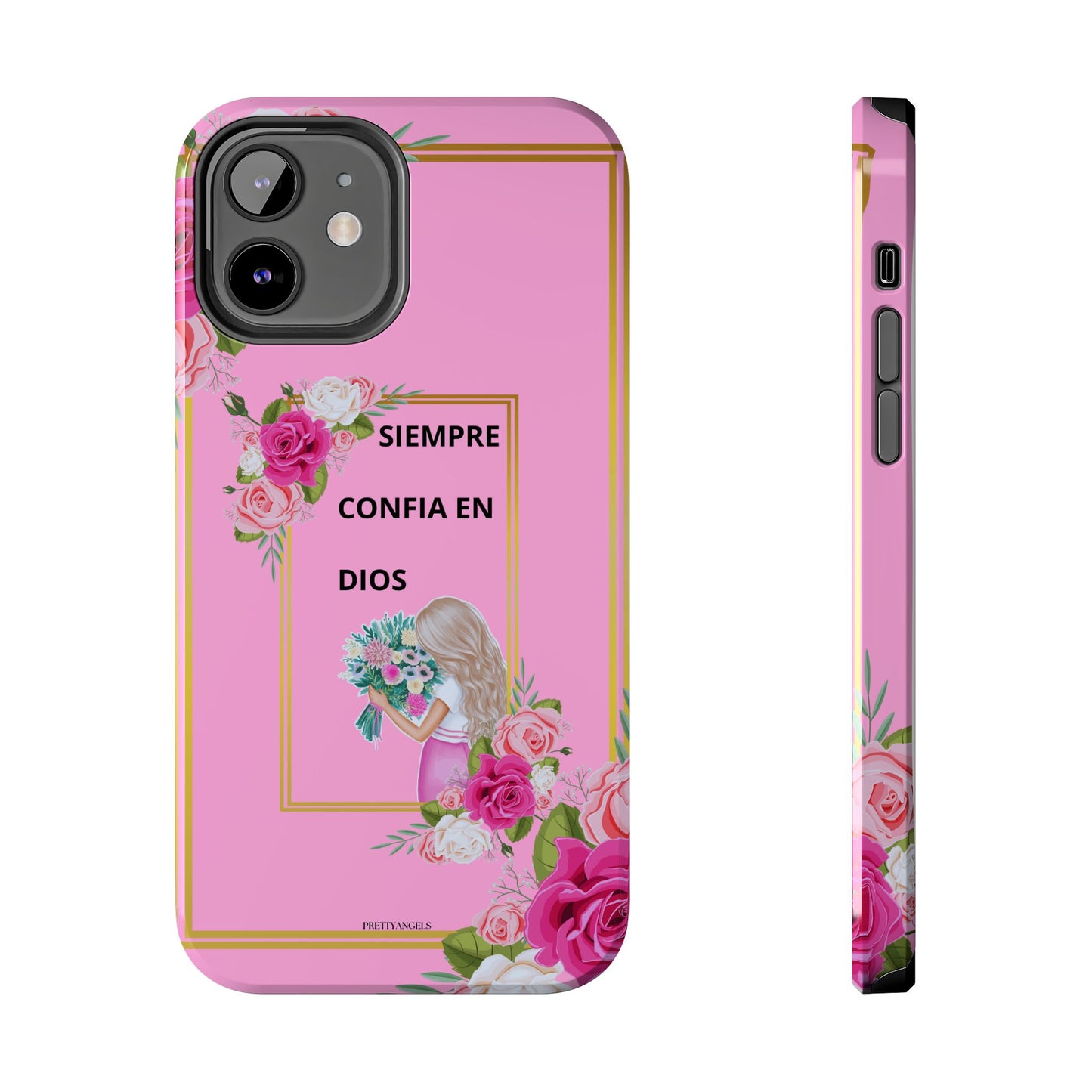 Pretty Pink 'Confia en Dios' Phone case