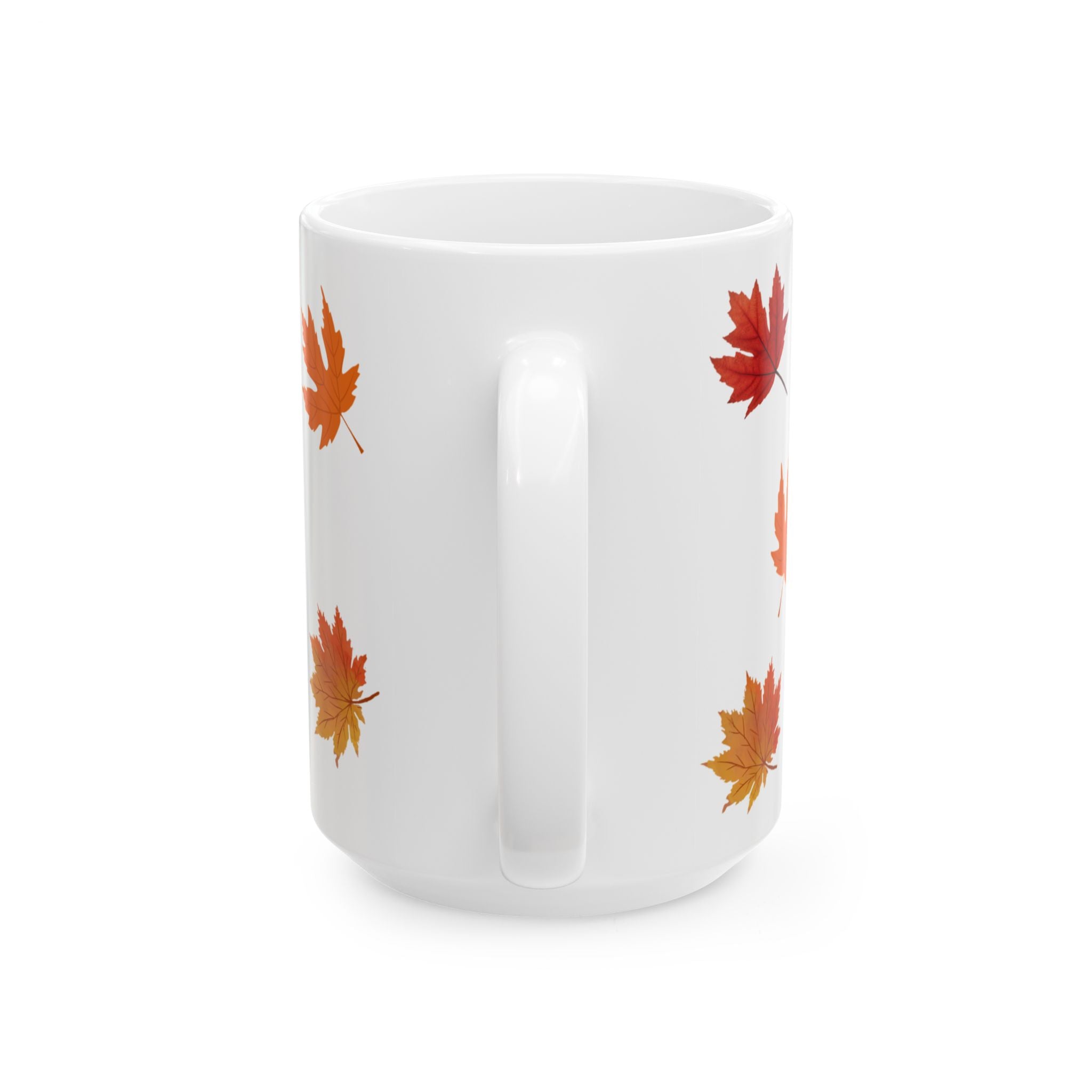 It’s That Season Again Fall Mug - Cute Autumn Animal Aesthetic, White Ceramic Cozy Mug for Girly Girls & Fall Lovers