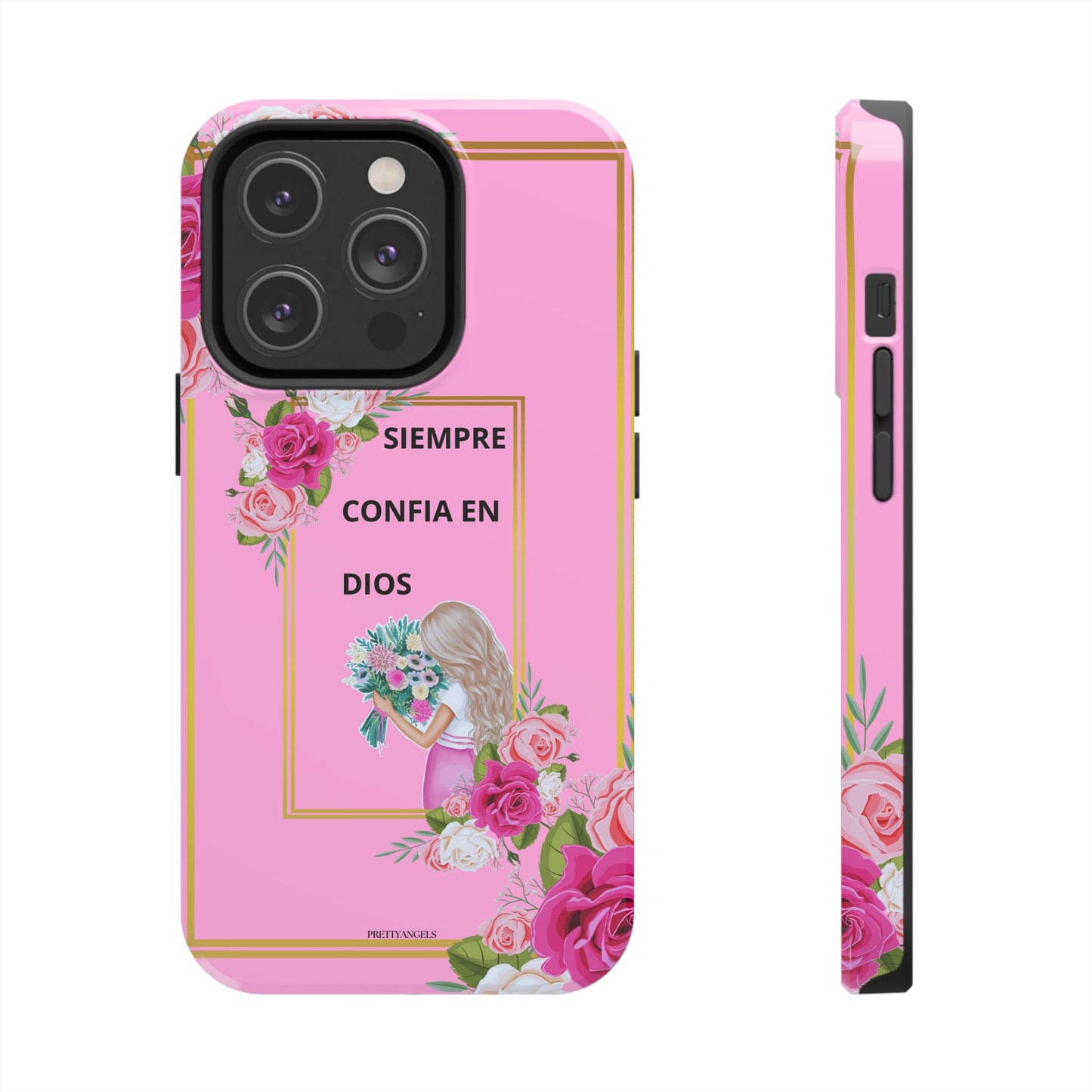 Pretty Pink 'Confia en Dios' Phone case