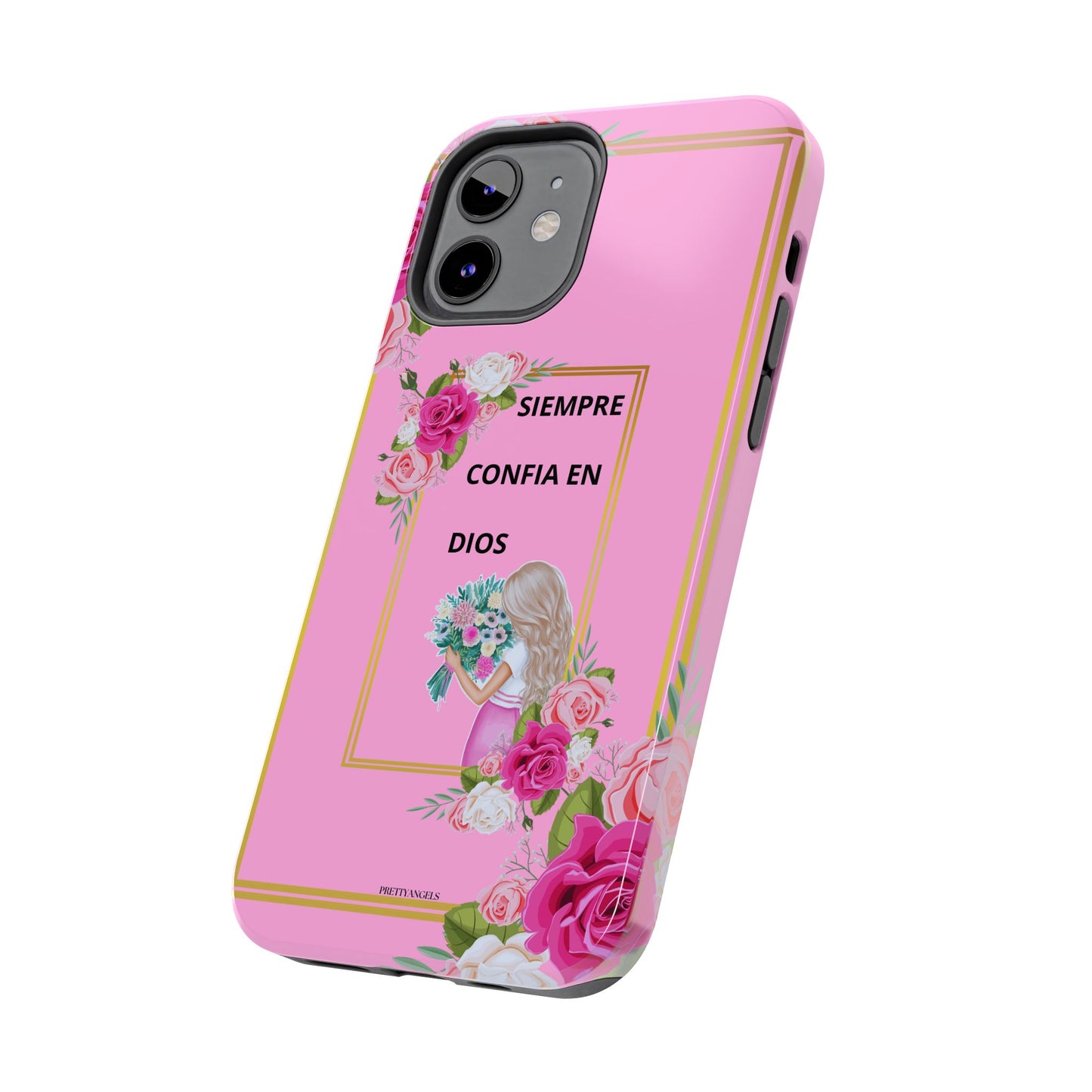 Pretty Pink 'Confia en Dios' Phone case