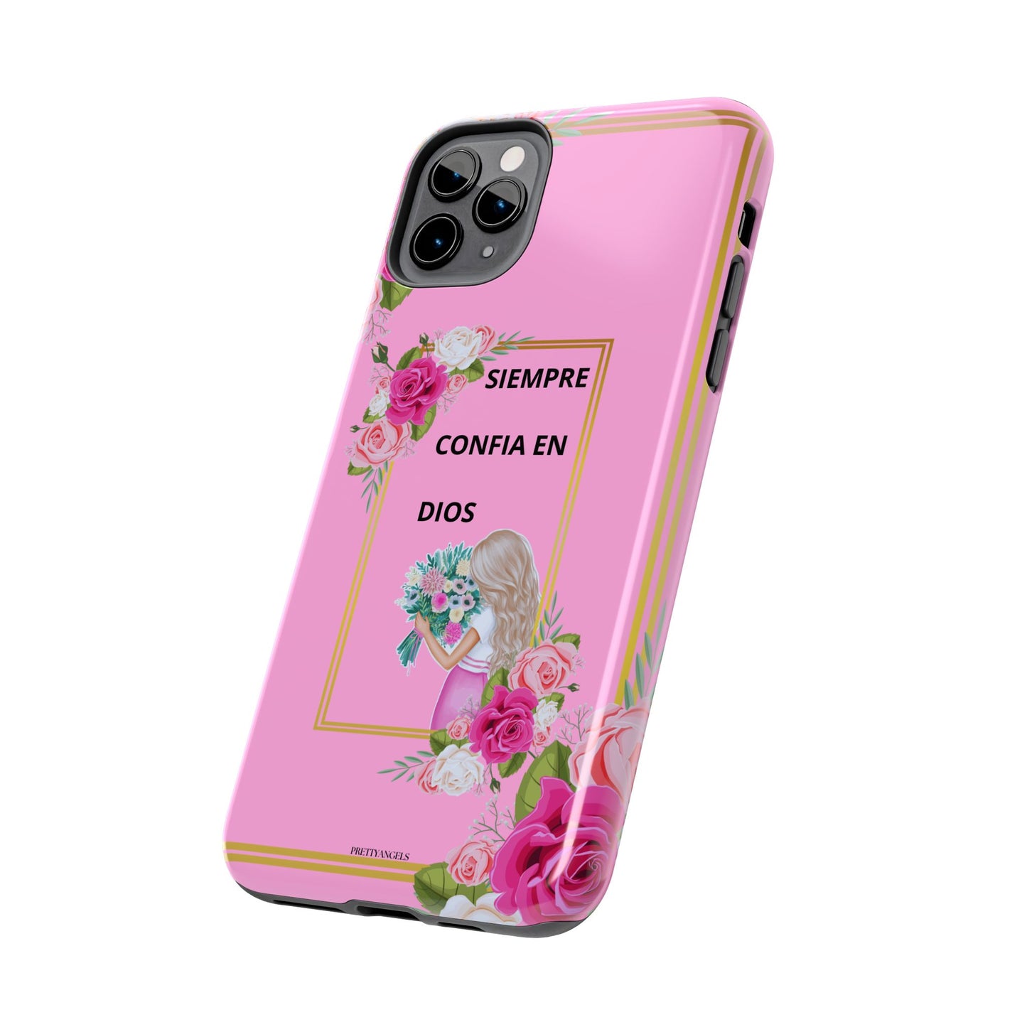 Pretty Pink 'Confia en Dios' Phone case