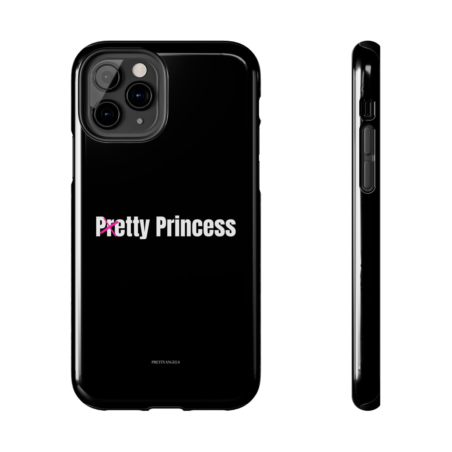 Pretty/Petty Princess Black Protective Phone Case