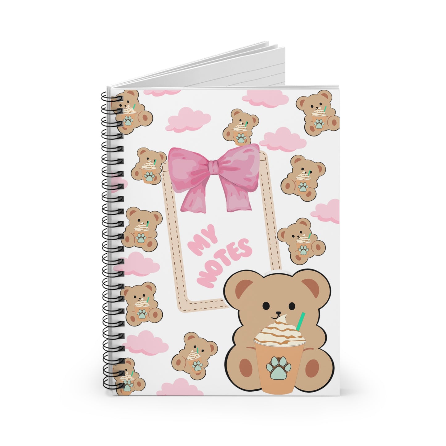 Pink Teddy Notebook