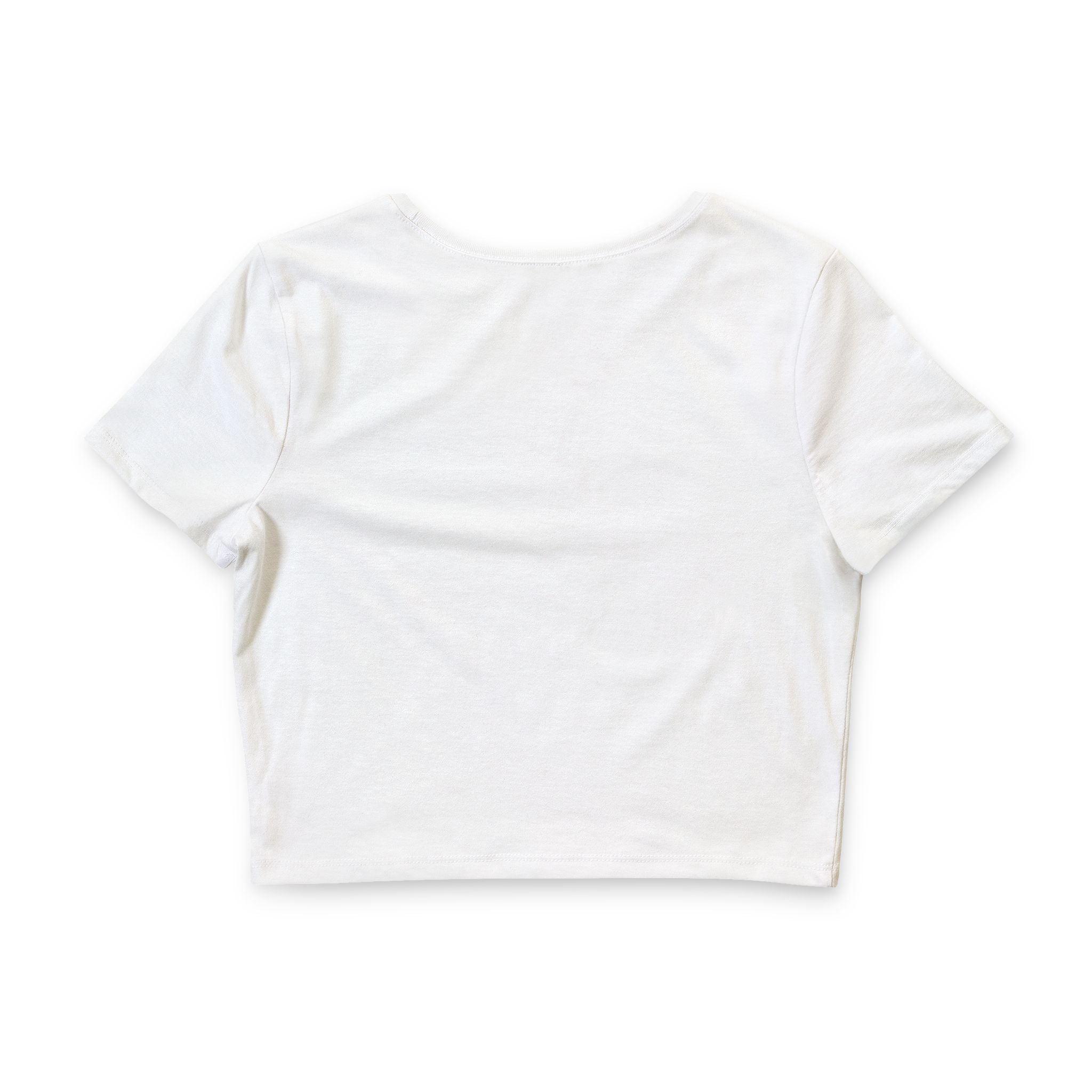 Highly Blessed Baby Crop Tee — Women’s Faith-Inspired White Crop Top