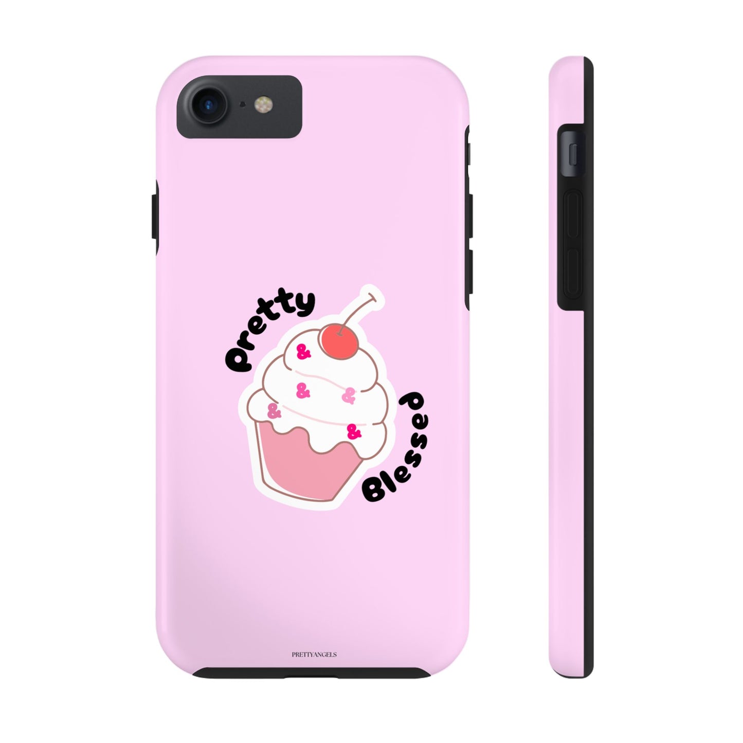 Pretty Blessed Cupcake Sprinkles Protective Phone Case