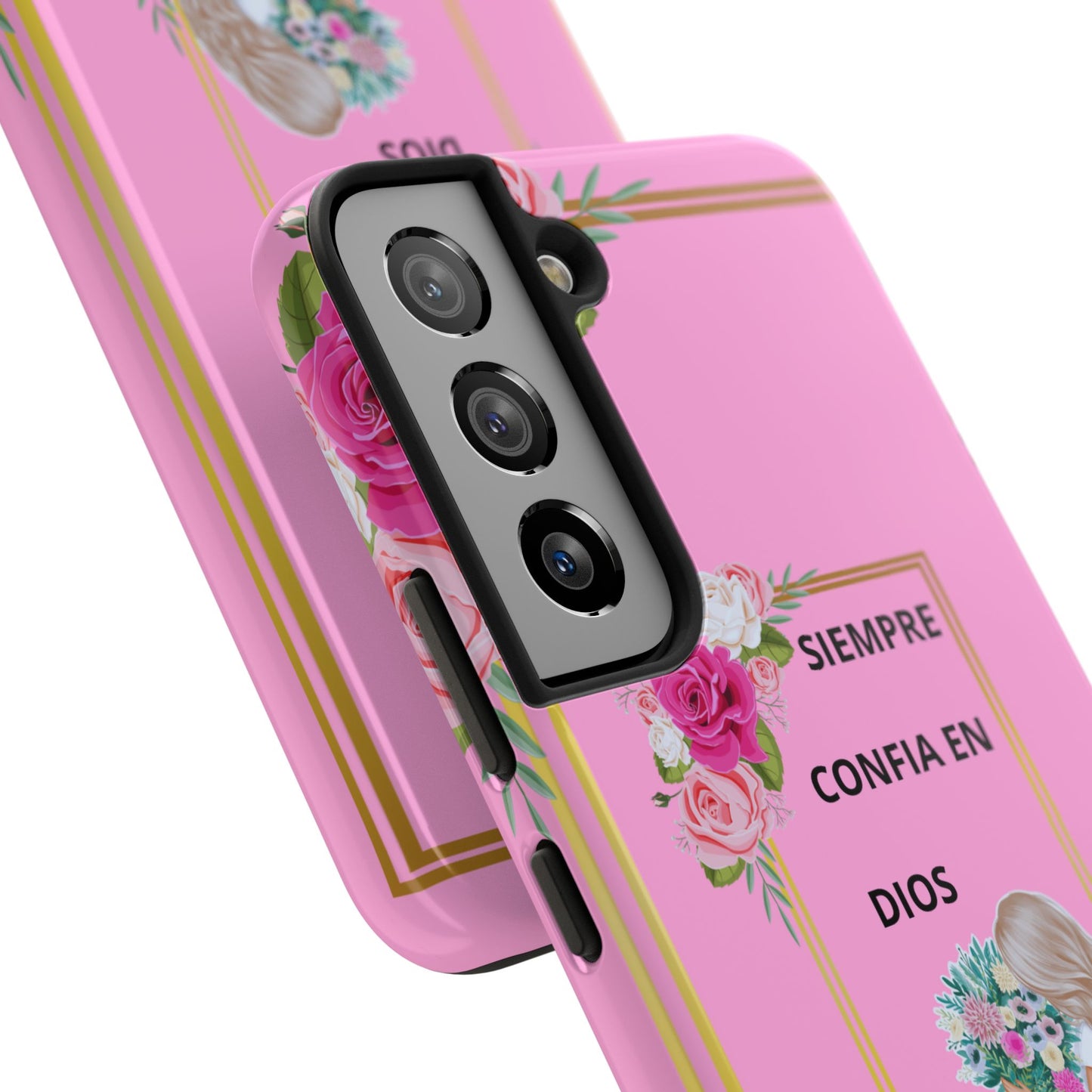 Pretty Pink 'Confia en Dios' Phone case