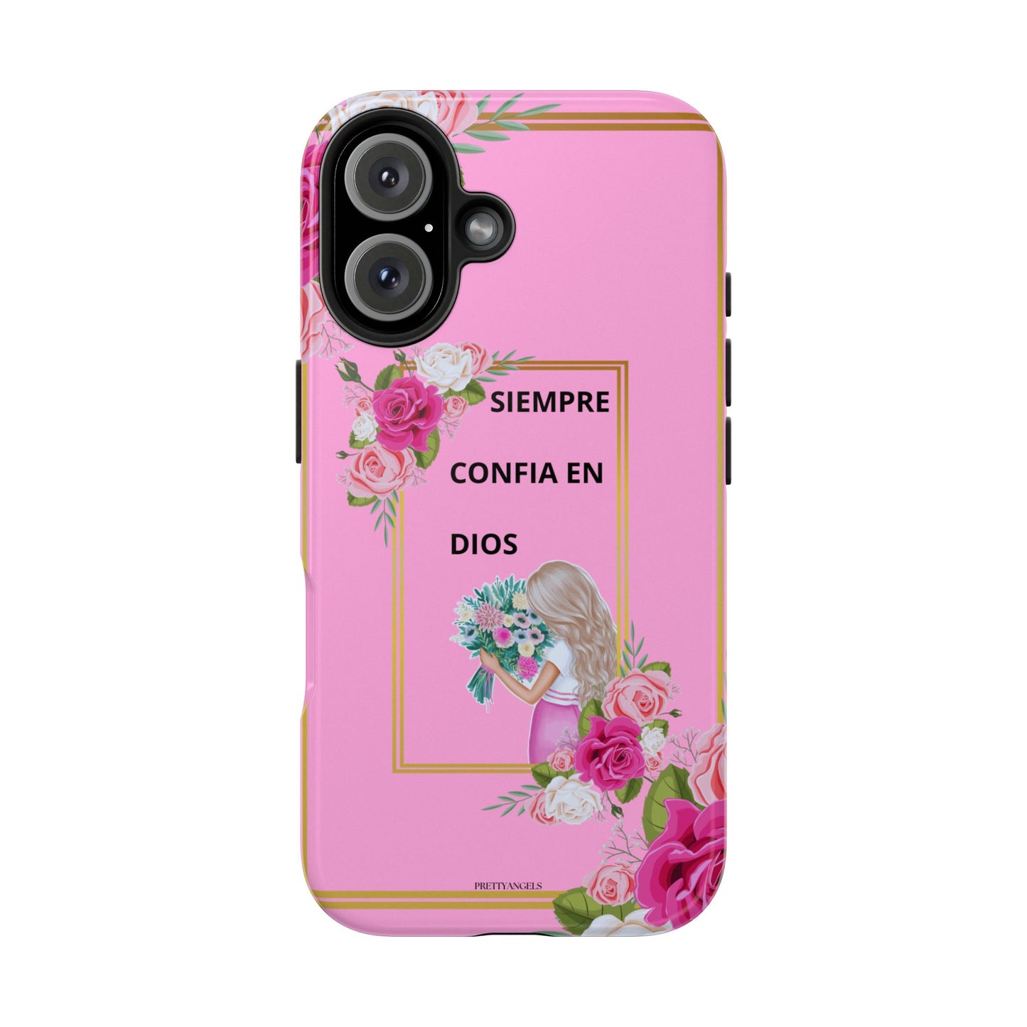 Pretty Pink 'Confia en Dios' Phone case