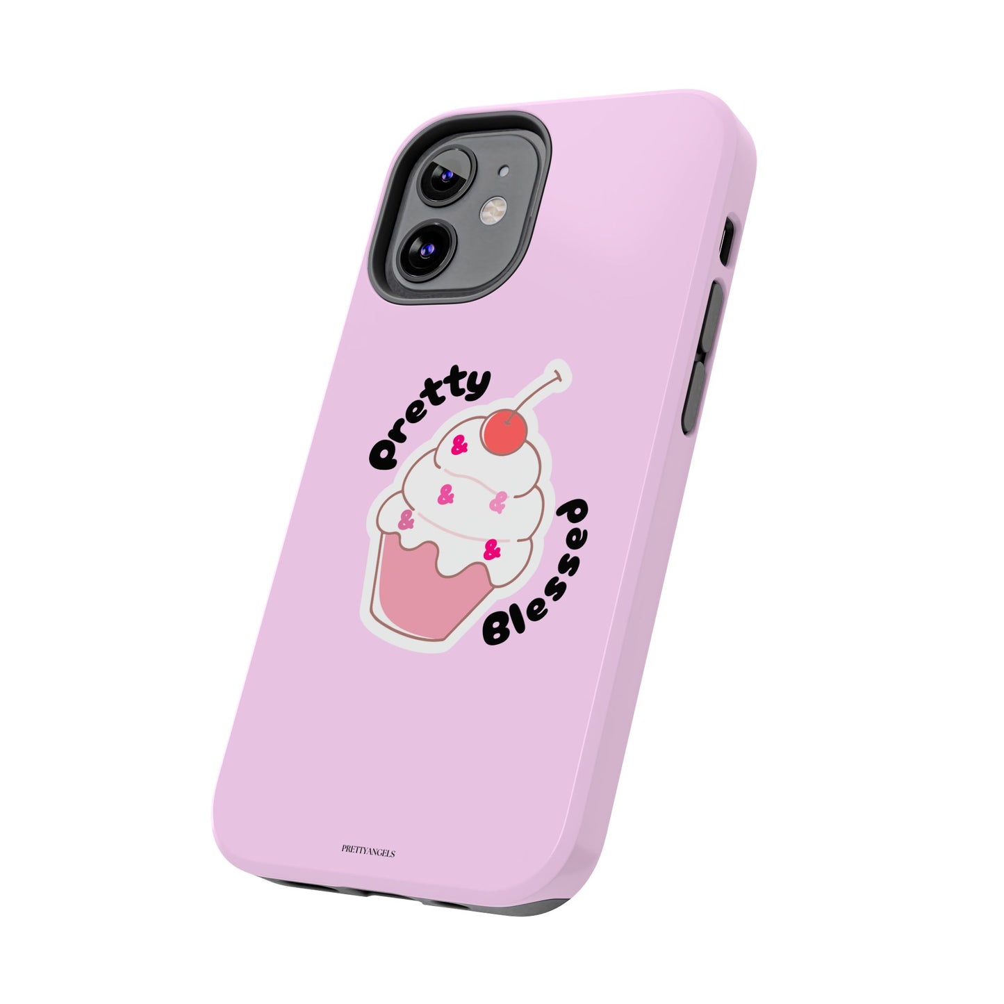 Pretty Blessed Cupcake Sprinkles Protective Phone Case