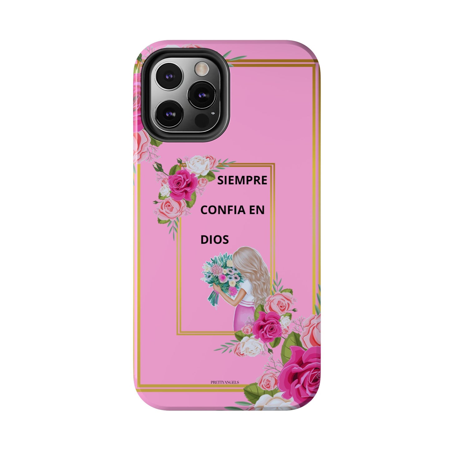 Pretty Pink 'Confia en Dios' Phone case