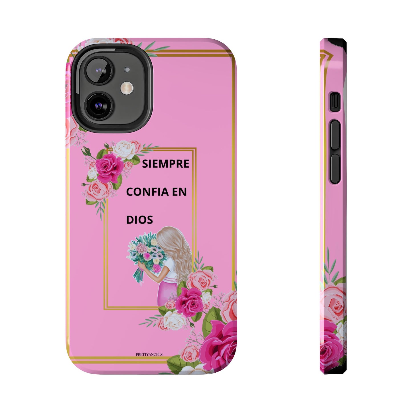 Pretty Pink 'Confia en Dios' Phone case