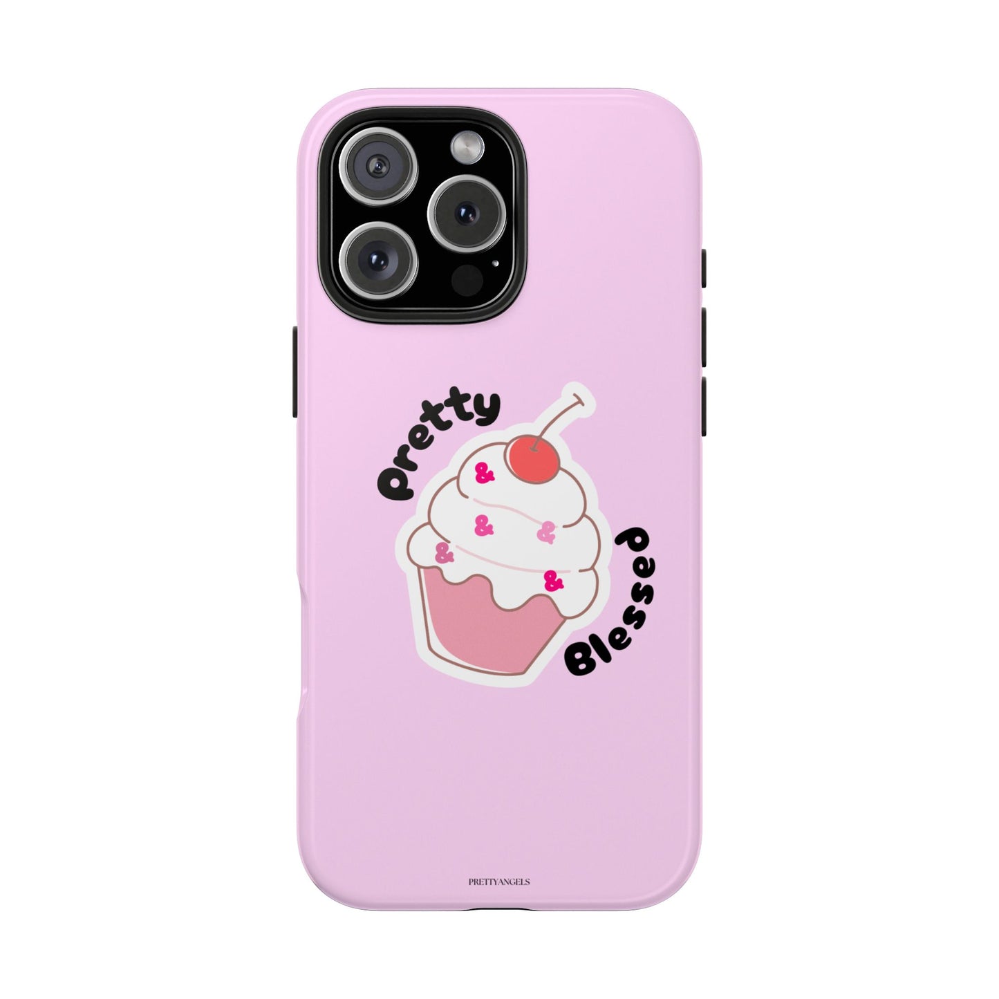 Pretty Blessed Cupcake Sprinkles Protective Phone Case