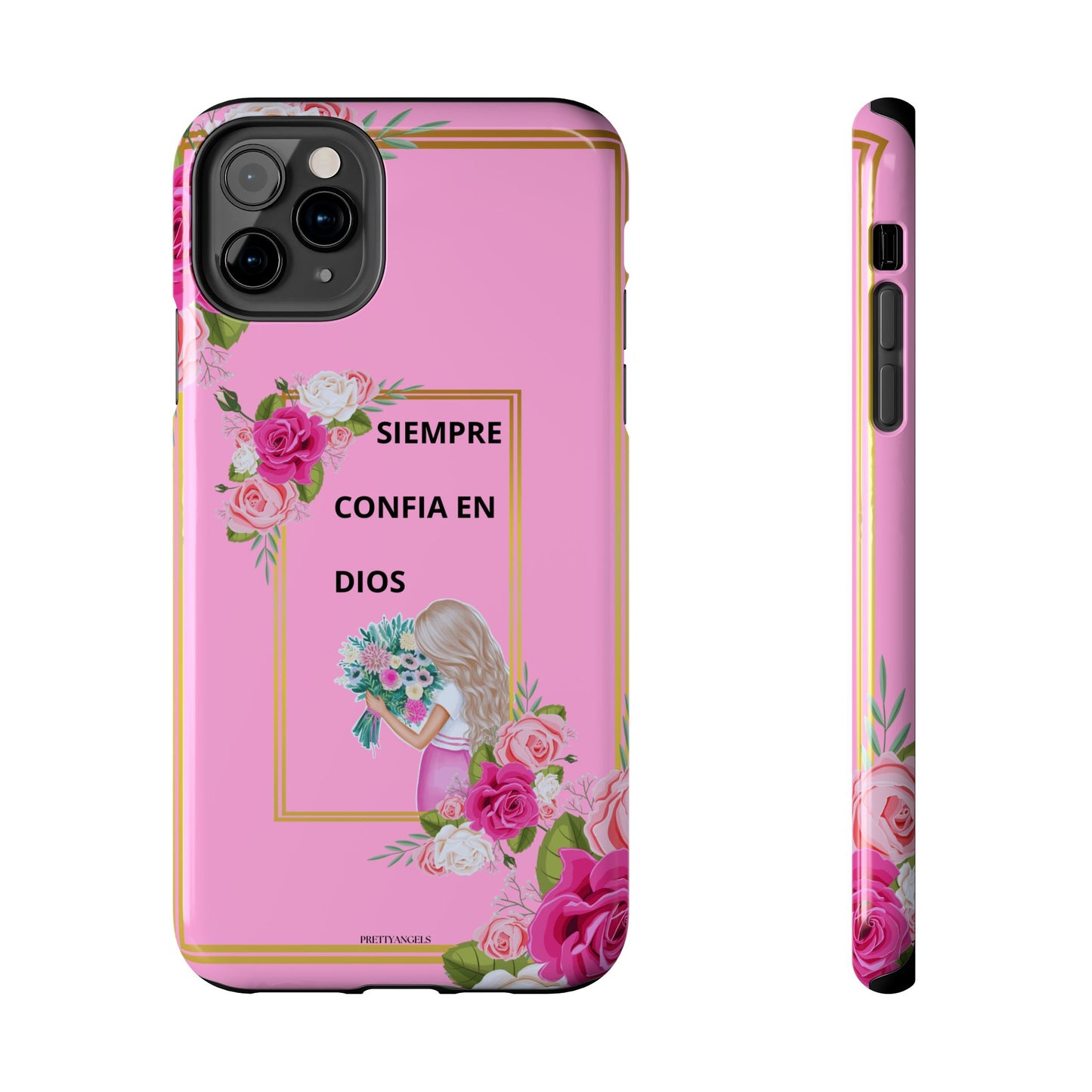 Pretty Pink 'Confia en Dios' Phone case