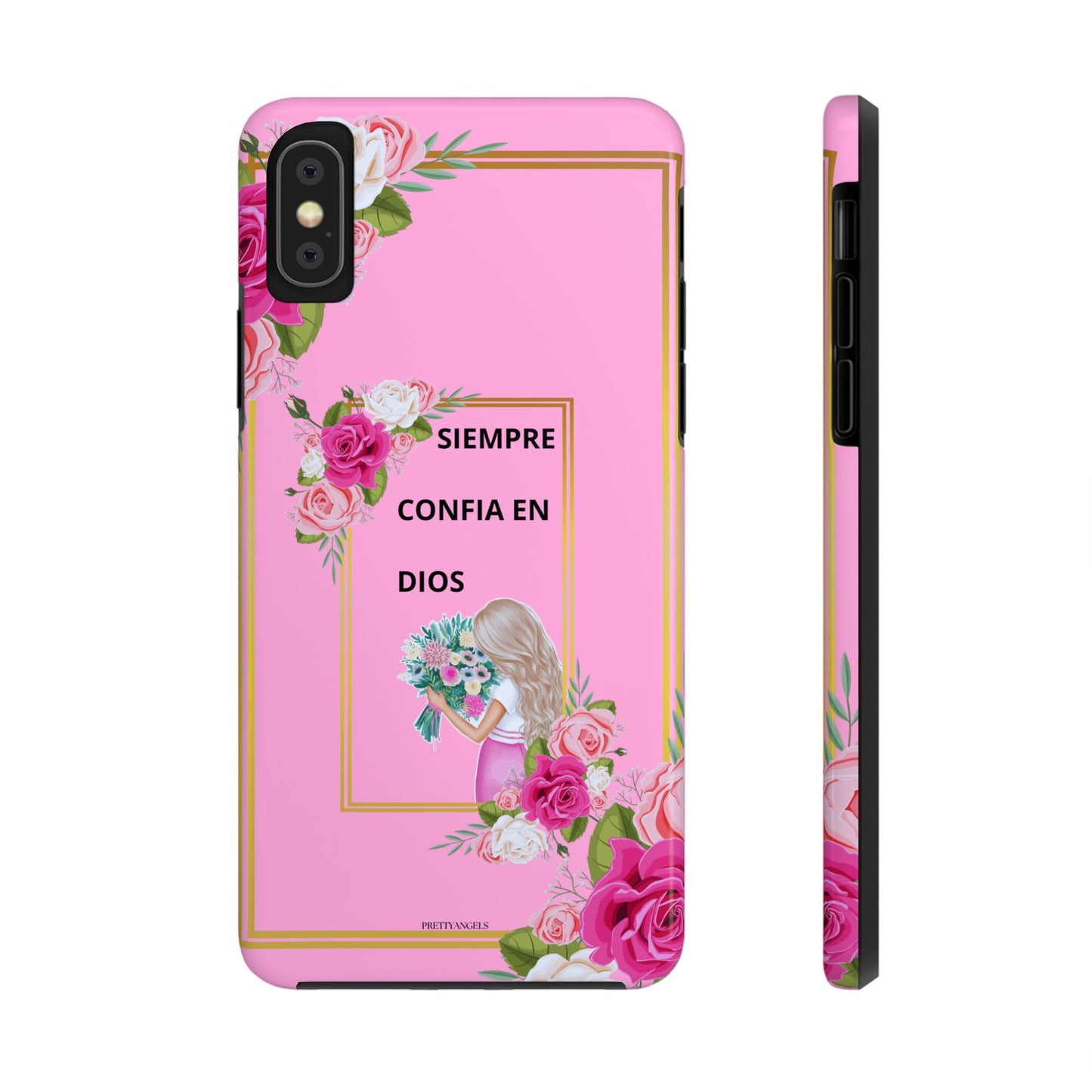 Pretty Pink 'Confia en Dios' Phone case