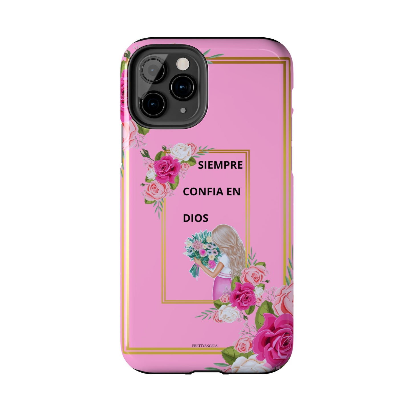 Pretty Pink 'Confia en Dios' Phone case