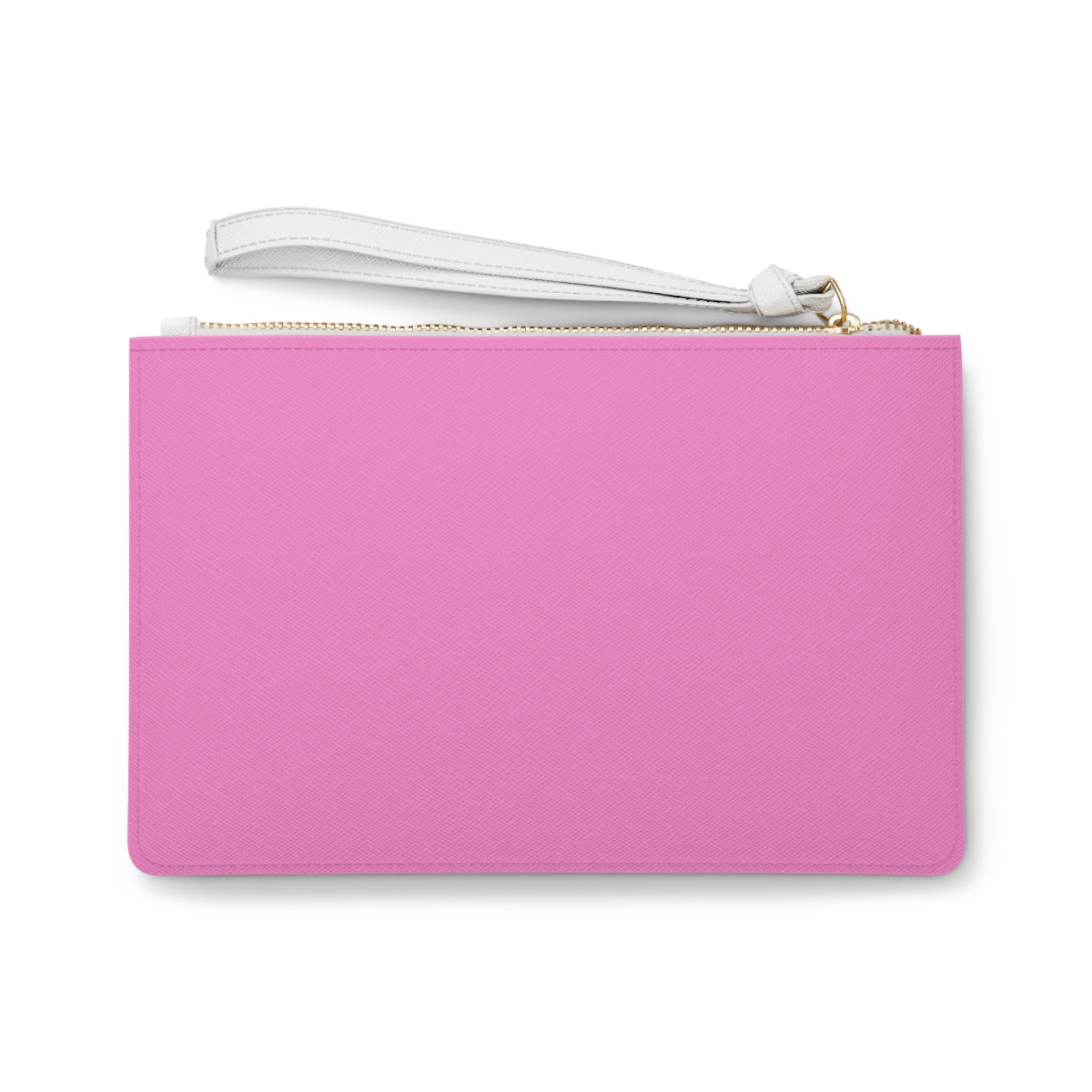 “Solo Soy Una Muñequita” Pink Makeup Clutch Bag with White Strap – Bratz Inspired Latina Baddie Handbag