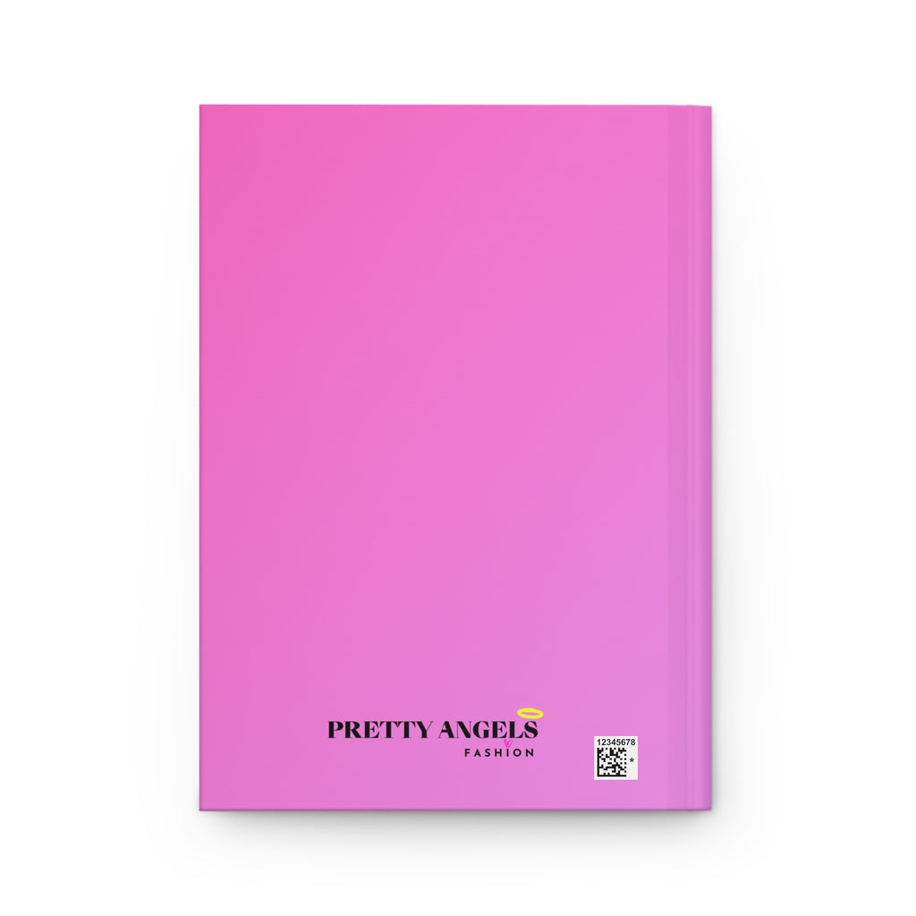 Purple Ombré Teddy Bear “Be the Light” Hardcover Notebook - 150 Lined Pages | Cute Hardcover Journal for Pretty Girls Who Love Aesthetic Stationary & Luxury Vibes