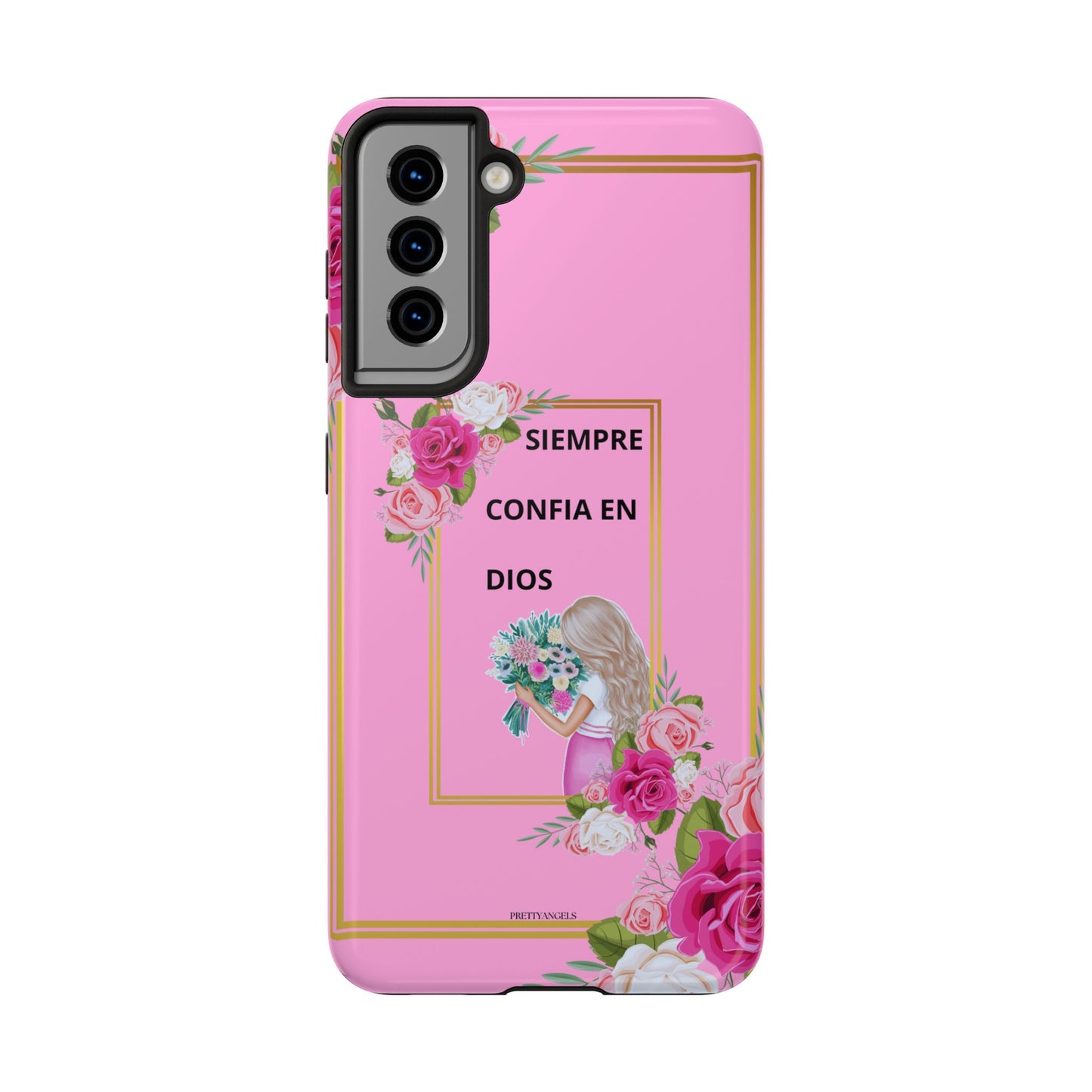 Pretty Pink 'Confia en Dios' Phone case