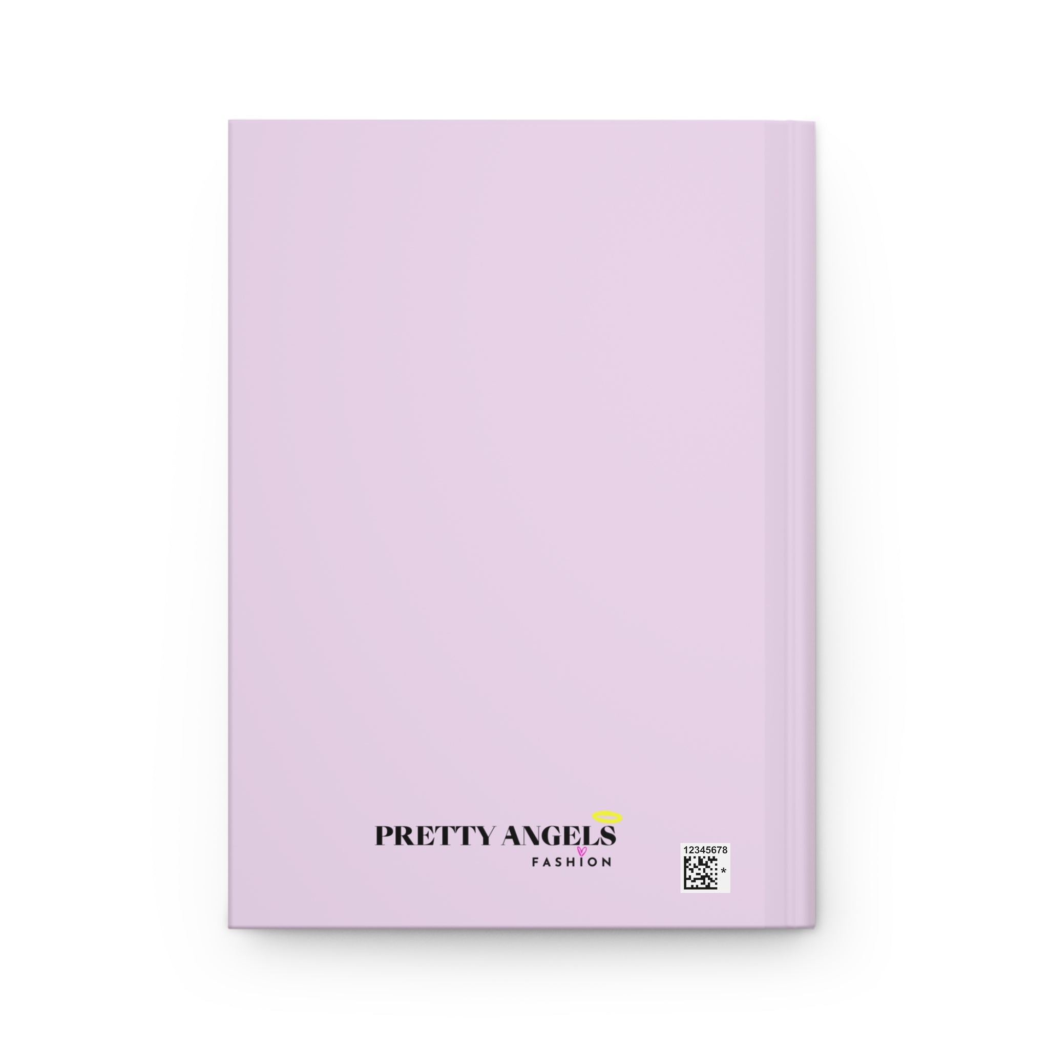 Blessed Angel Teddy Bear Hardcover Journal — Cute Pink Heart Notebook for Girly Girls