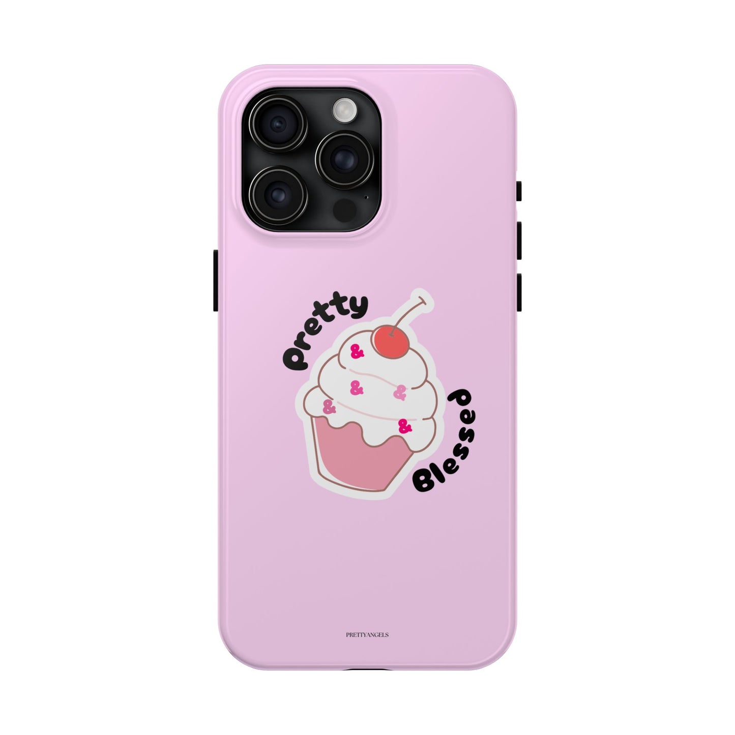 Pretty Blessed Cupcake Sprinkles Protective Phone Case