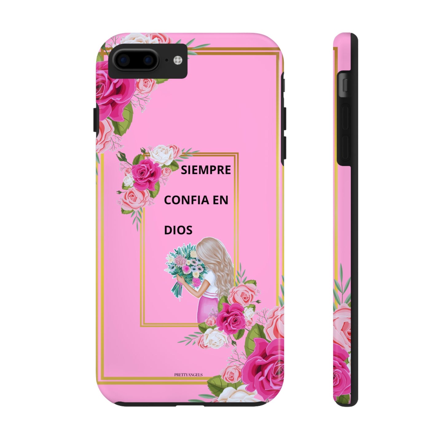 Pretty Pink 'Confia en Dios' Phone case