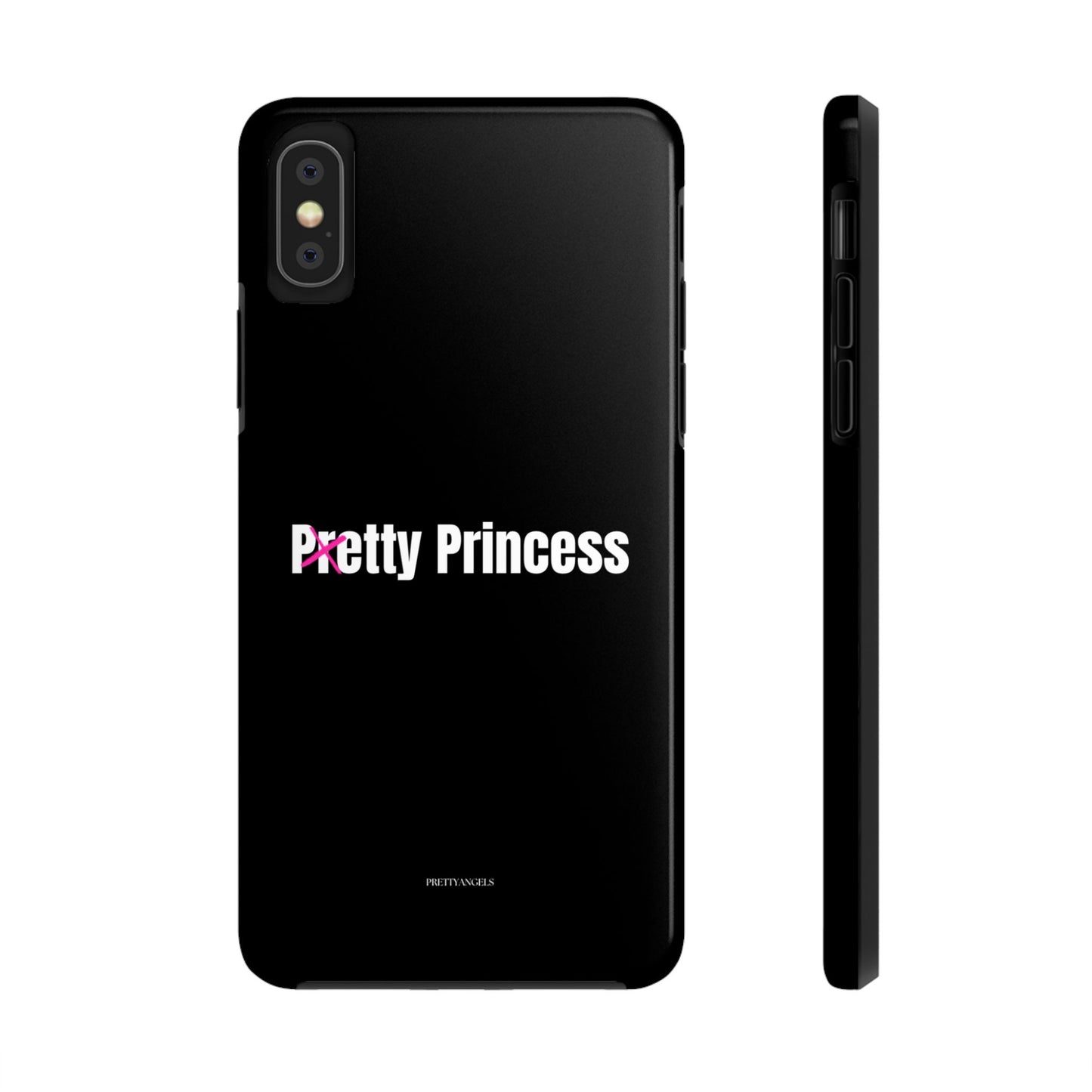 Pretty/Petty Princess Black Protective Phone Case