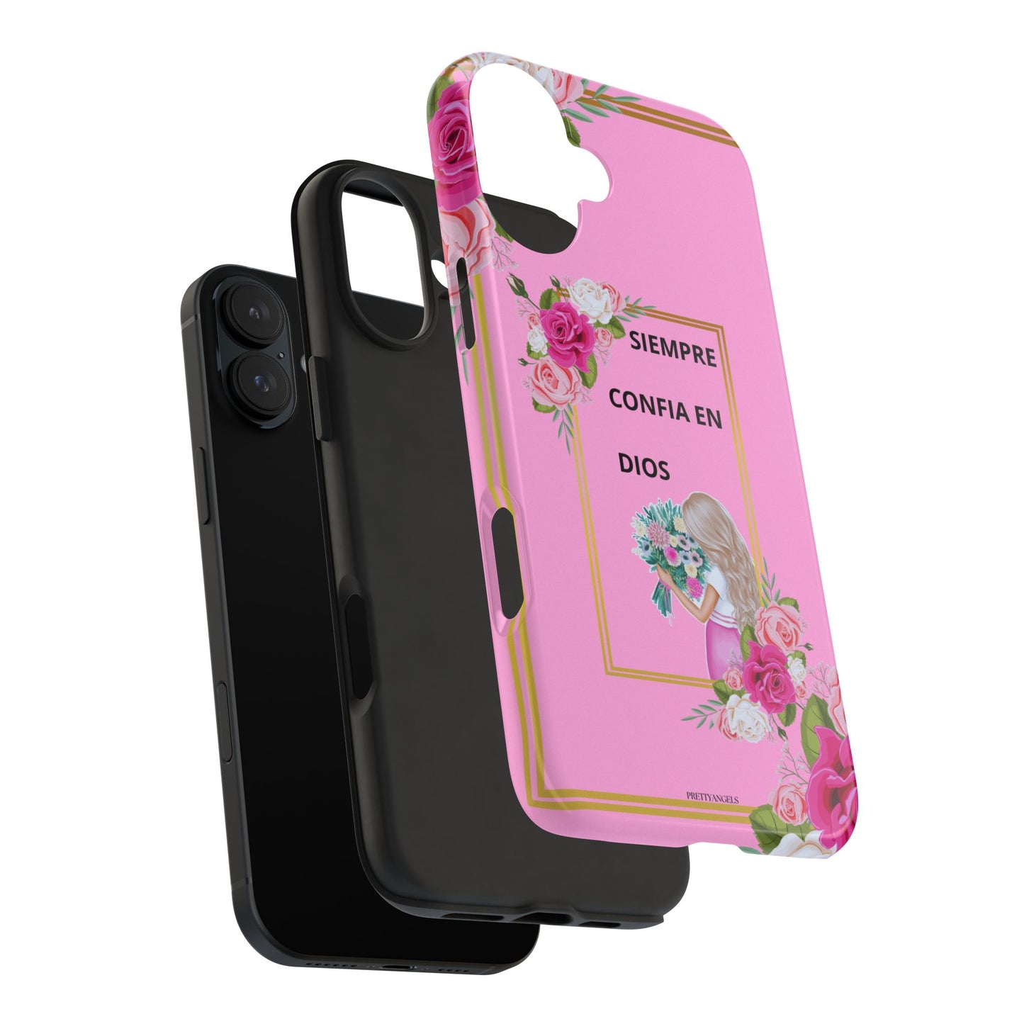 Pretty Pink 'Confia en Dios' Phone case