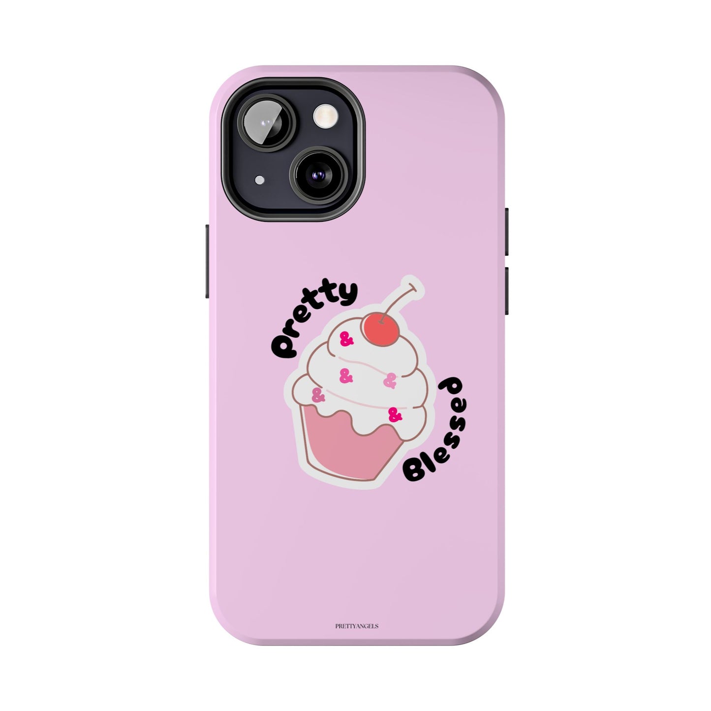 Pretty Blessed Cupcake Sprinkles Protective Phone Case