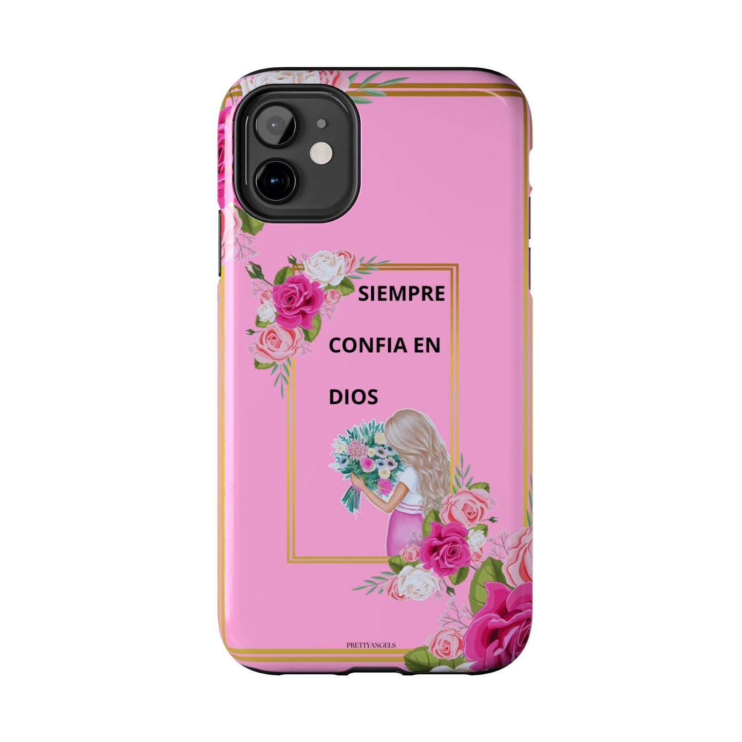 Pretty Pink 'Confia en Dios' Phone case