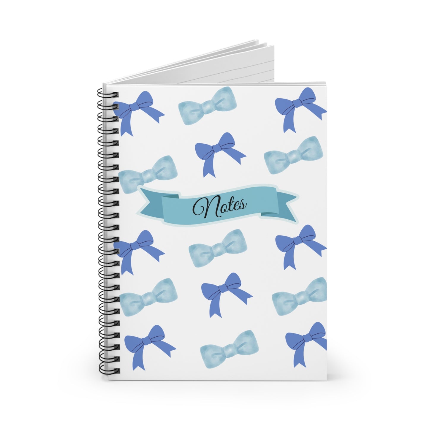 Blue Coquette Spiral Notebook