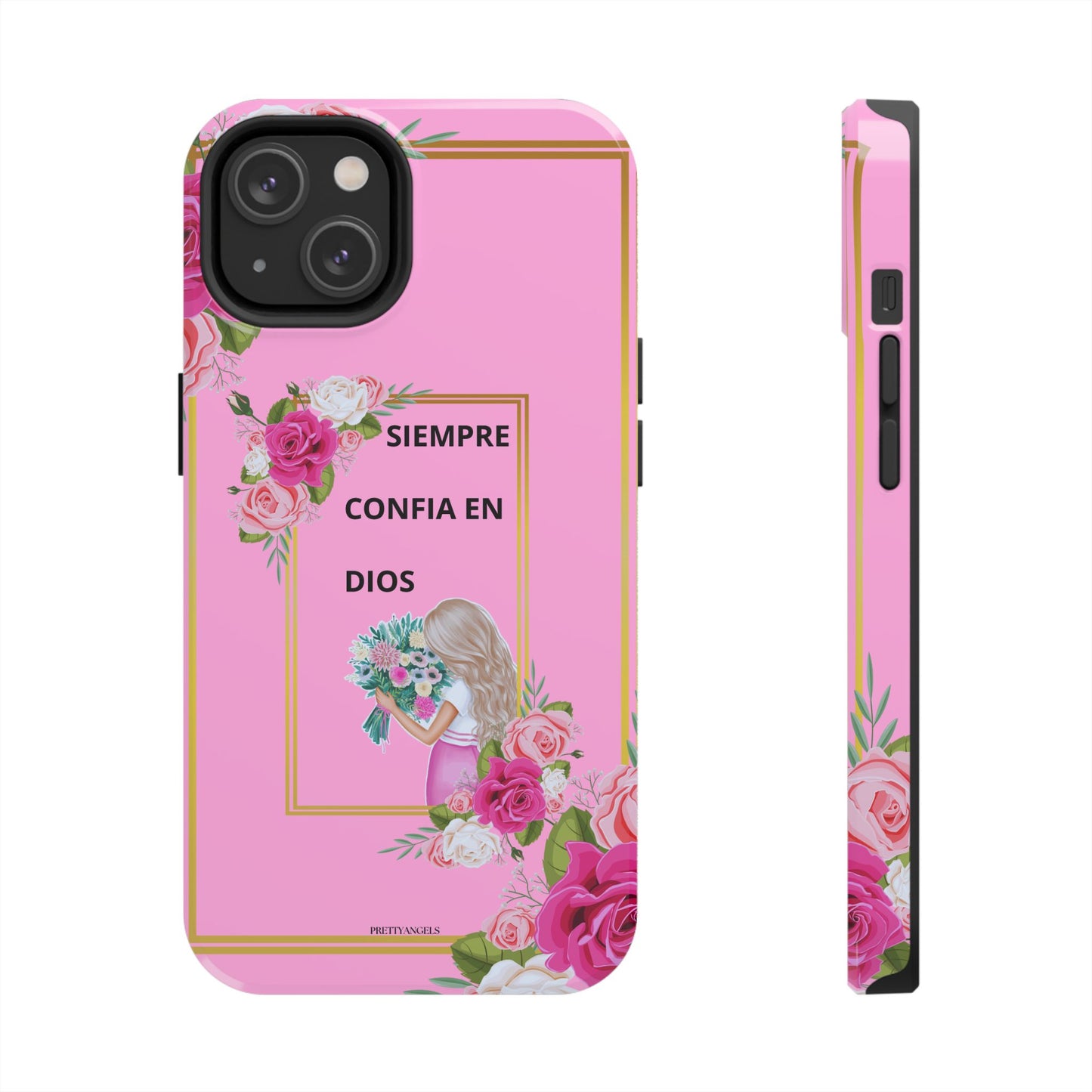 Pretty Pink 'Confia en Dios' Phone case