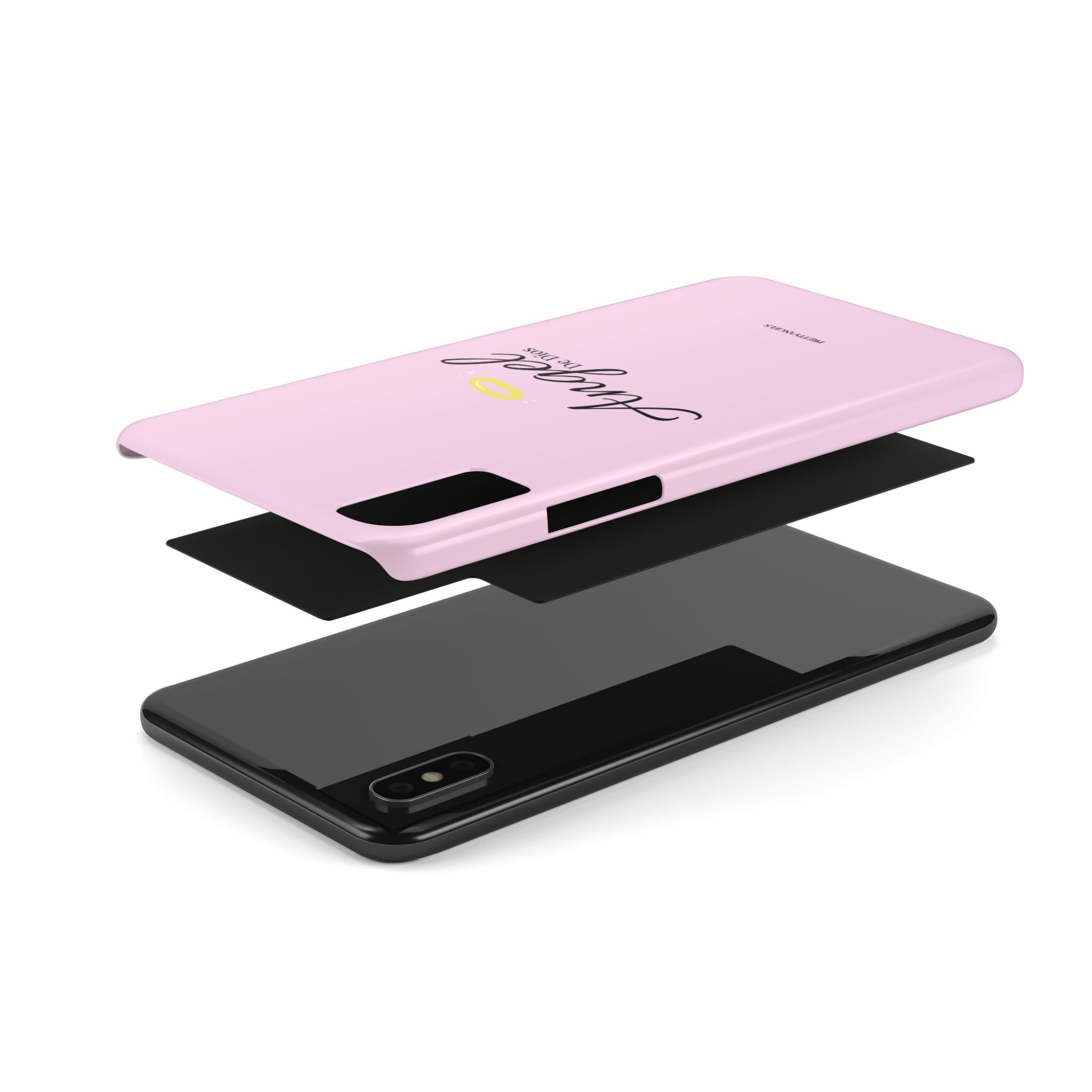 Angel De Dios Pink Slim Phone Case - Lightweight, Protective & Faith-Inspired for Latina Baddies, Girly Trendy Accessory