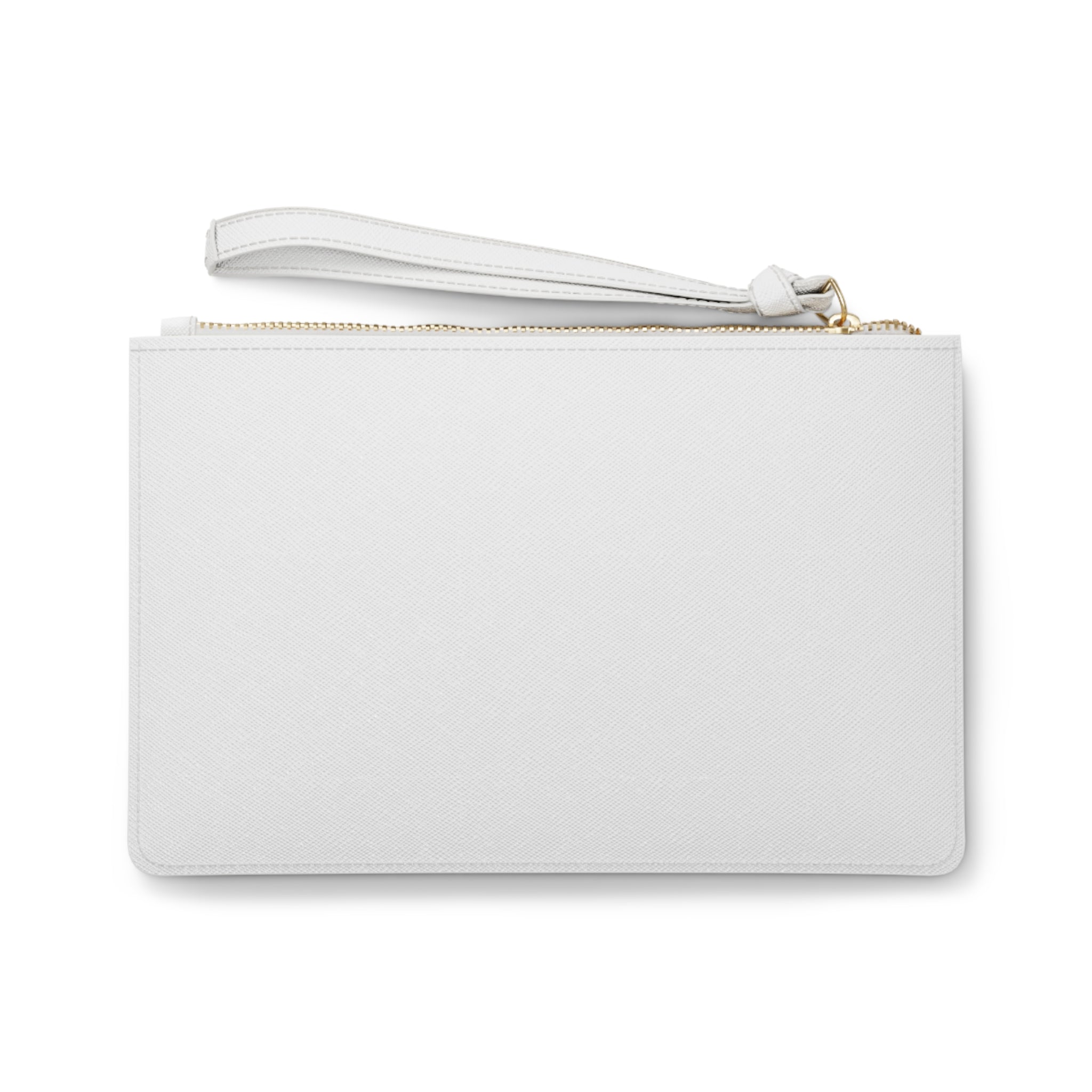 Luxury Angel Bunny Clutch Purse - Cute Polyurethane Leather Handbag with Gold Zipper, Floating Bunny with Wings & Pink Bow