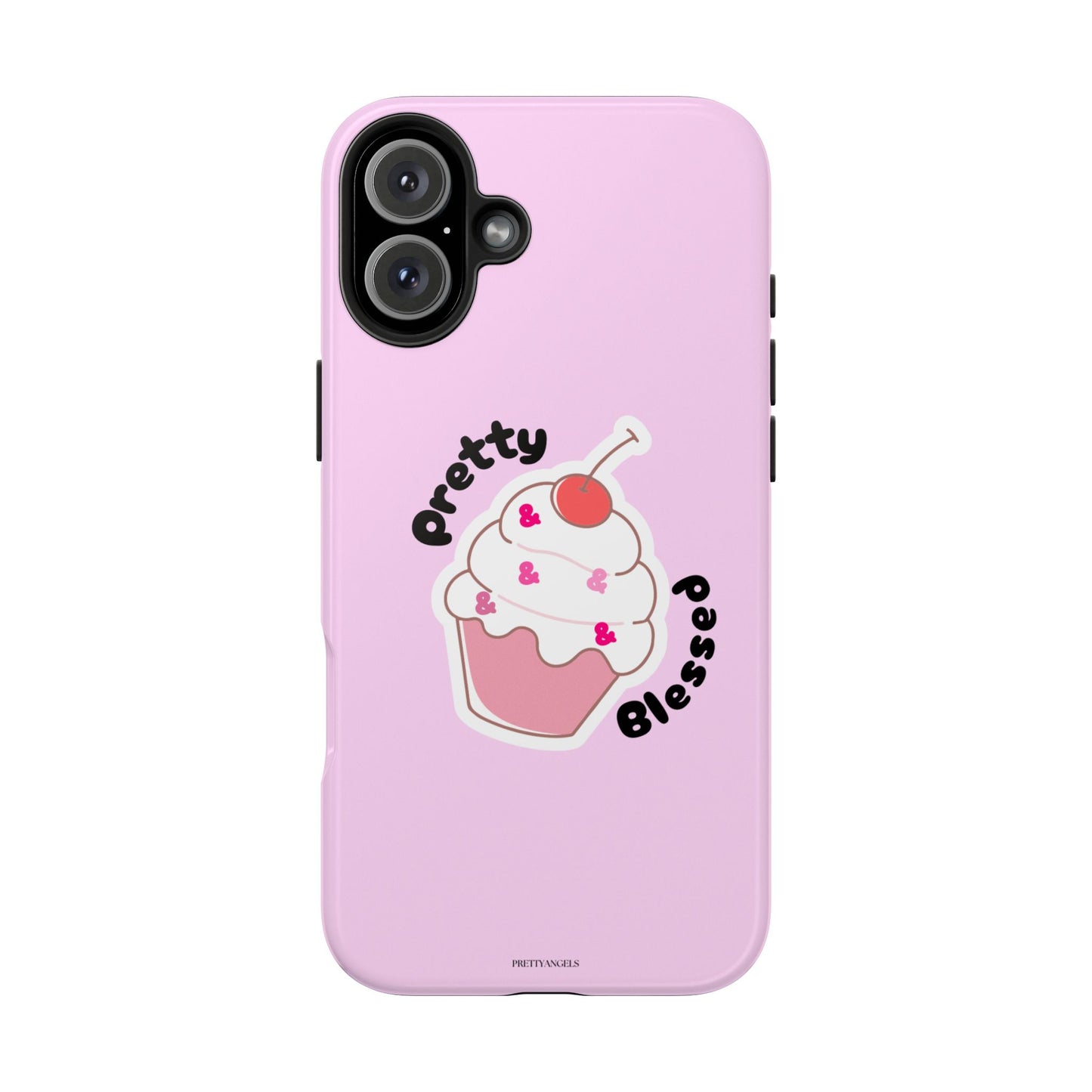 Pretty Blessed Cupcake Sprinkles Protective Phone Case