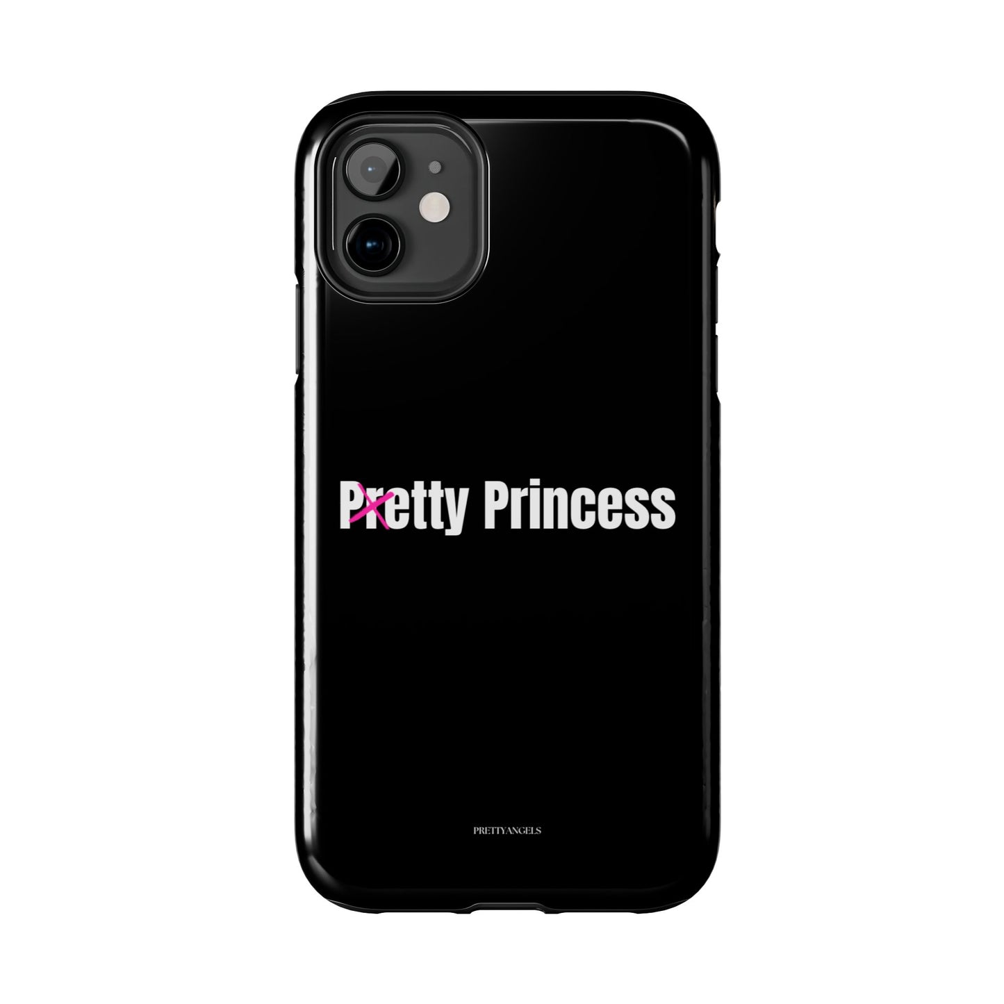 Pretty/Petty Princess Black Protective Phone Case