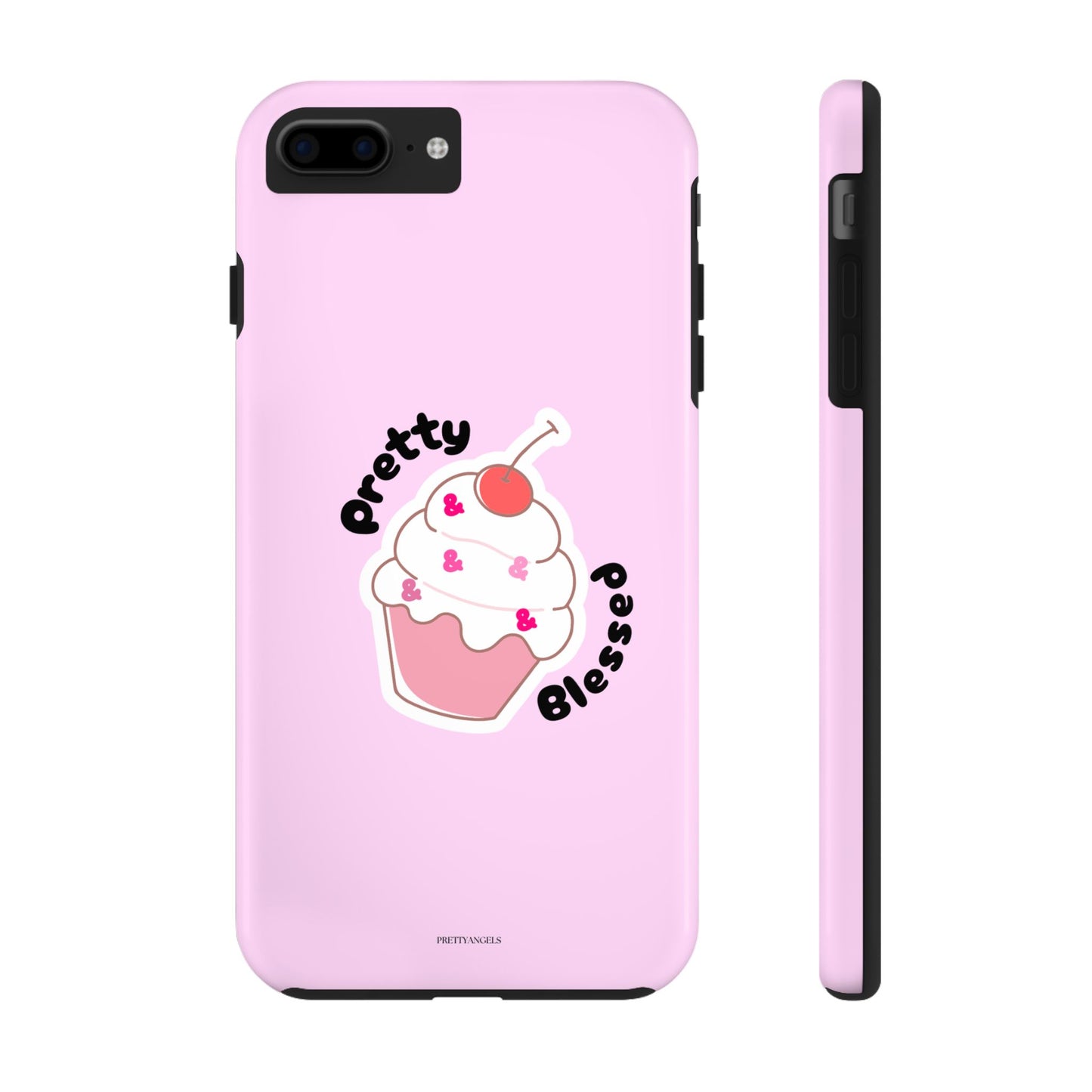 Pretty Blessed Cupcake Sprinkles Protective Phone Case