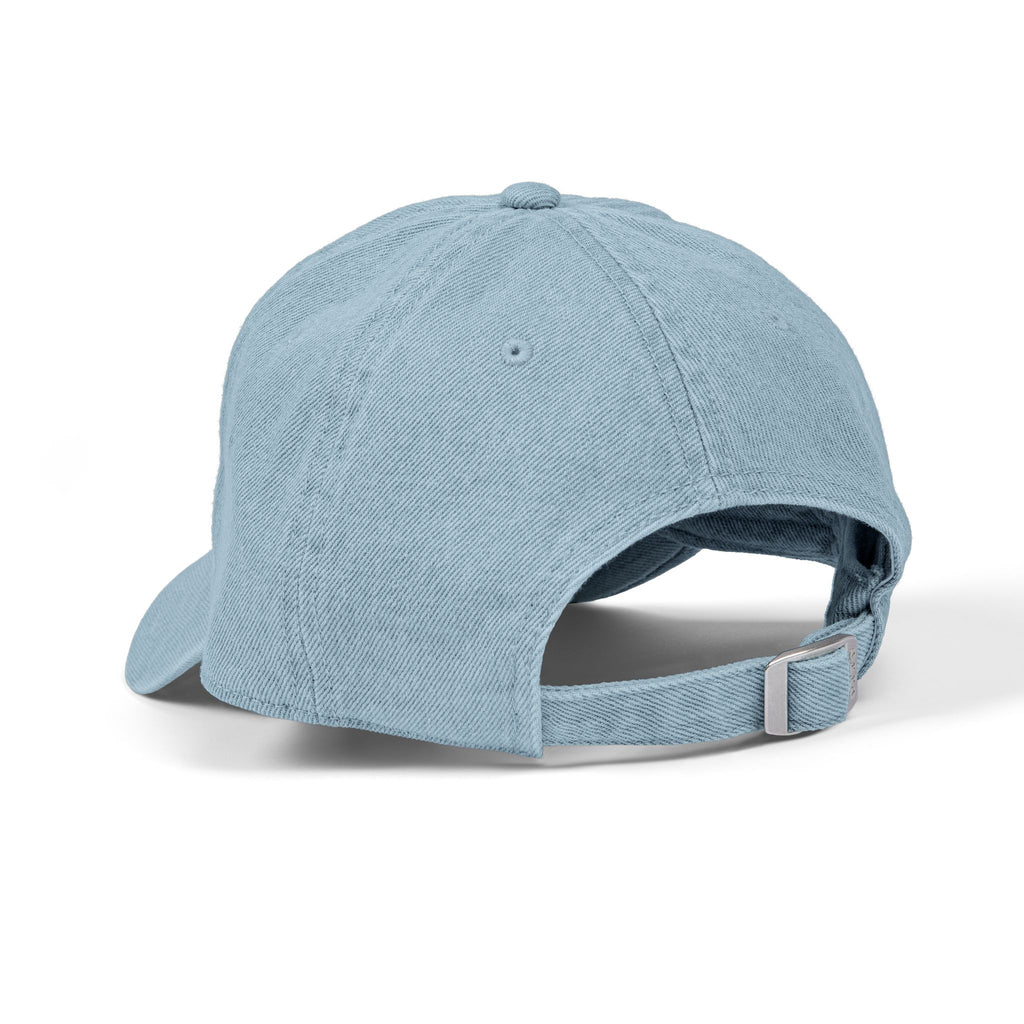 Brown Teddy Bear Crown Denim Hat — Embroidered Coffee Cup Design