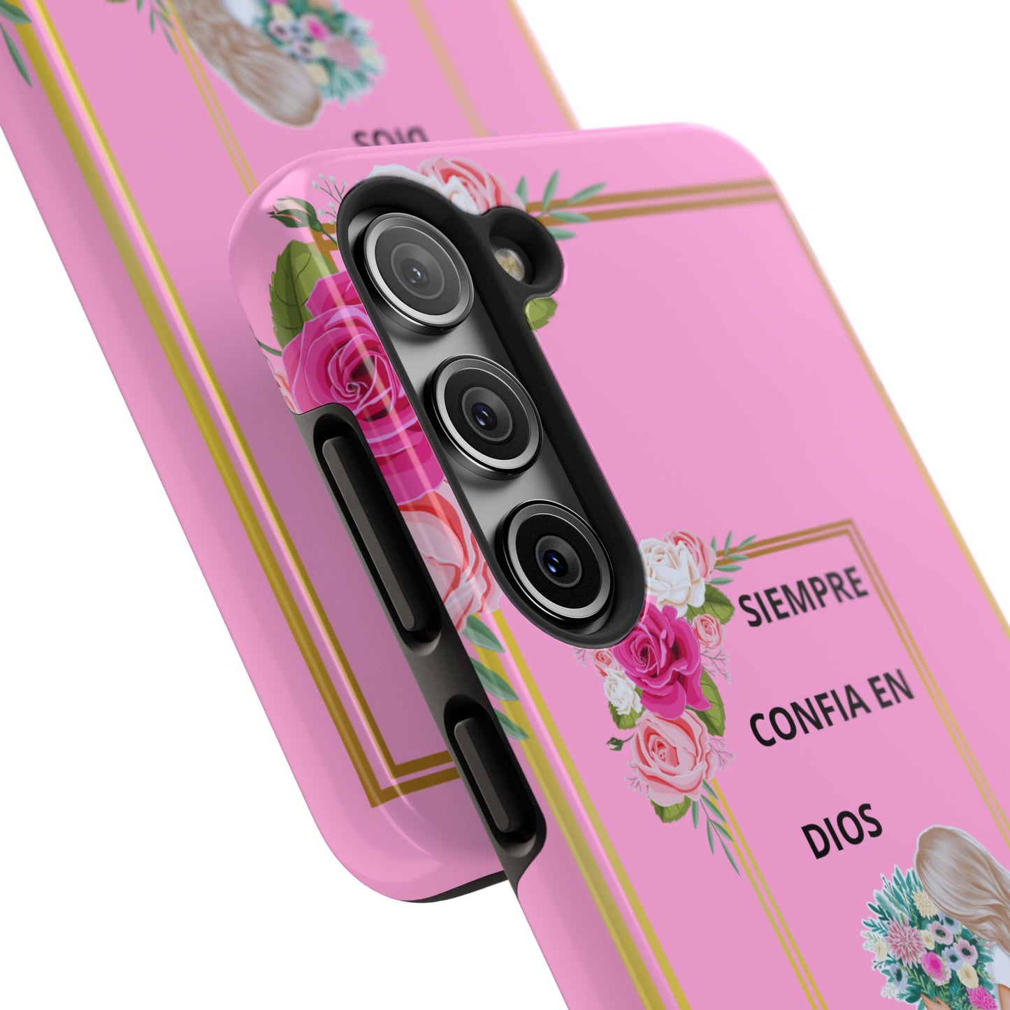 Pretty Pink 'Confia en Dios' Phone case