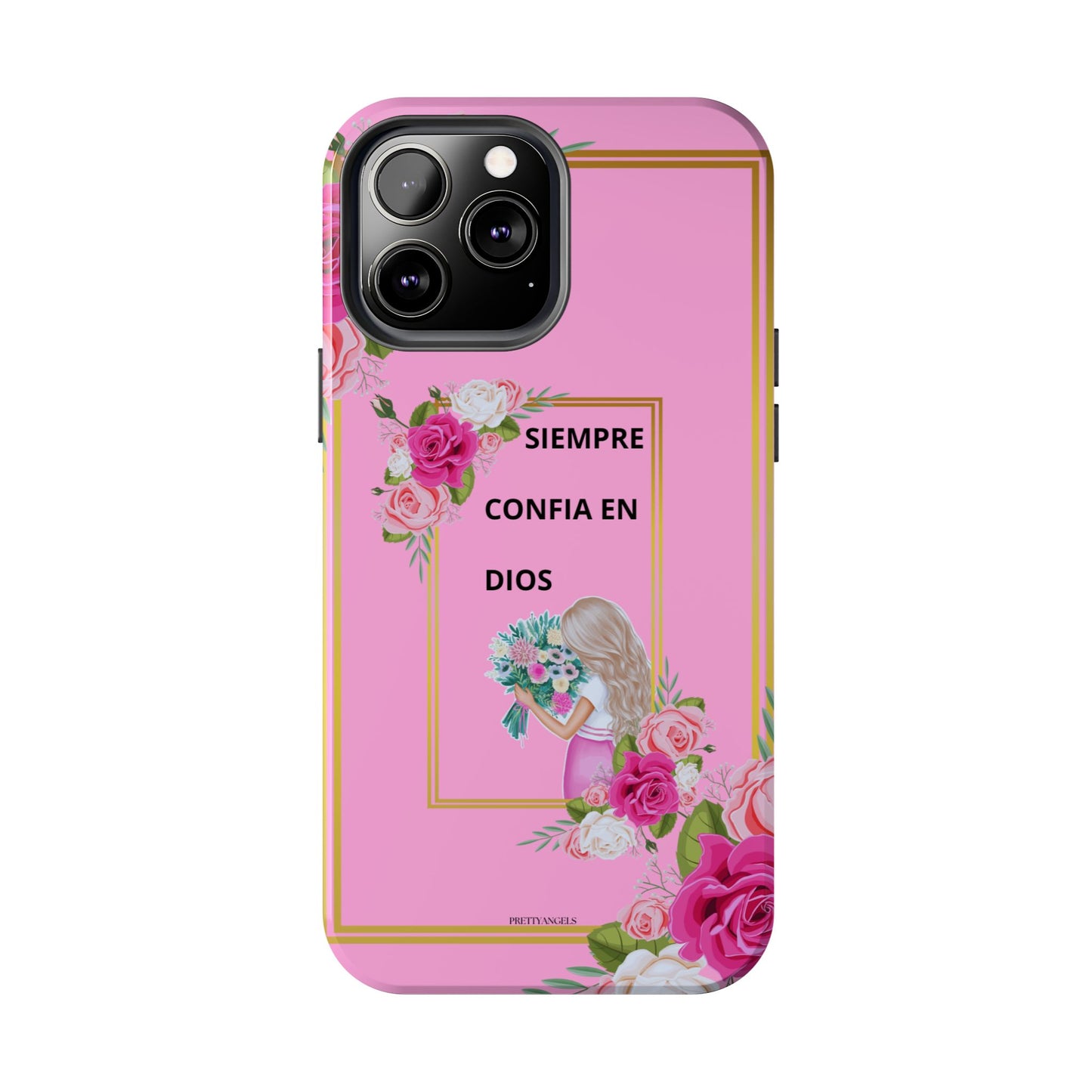 Pretty Pink 'Confia en Dios' Phone case