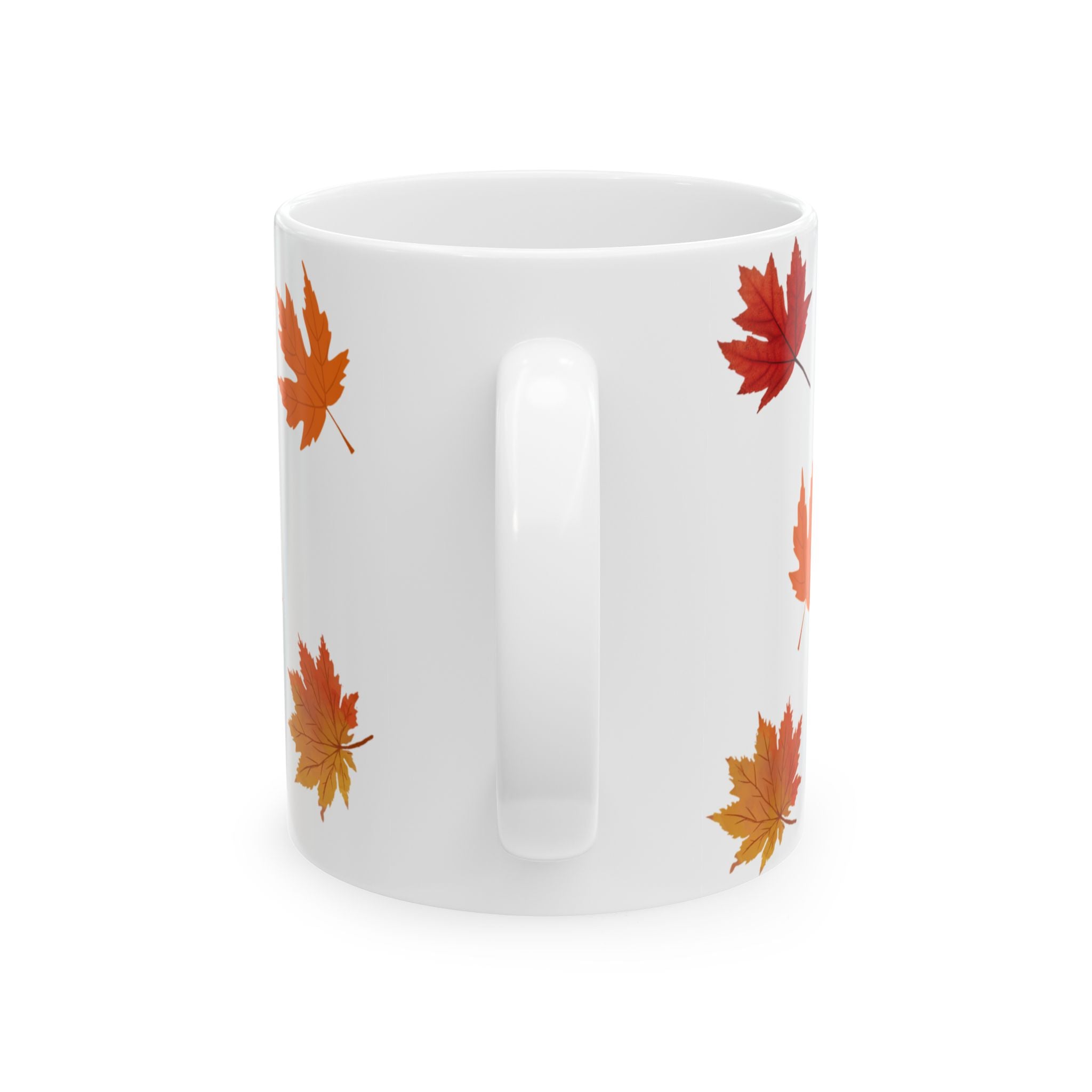 It’s That Season Again Fall Mug - Cute Autumn Animal Aesthetic, White Ceramic Cozy Mug for Girly Girls & Fall Lovers